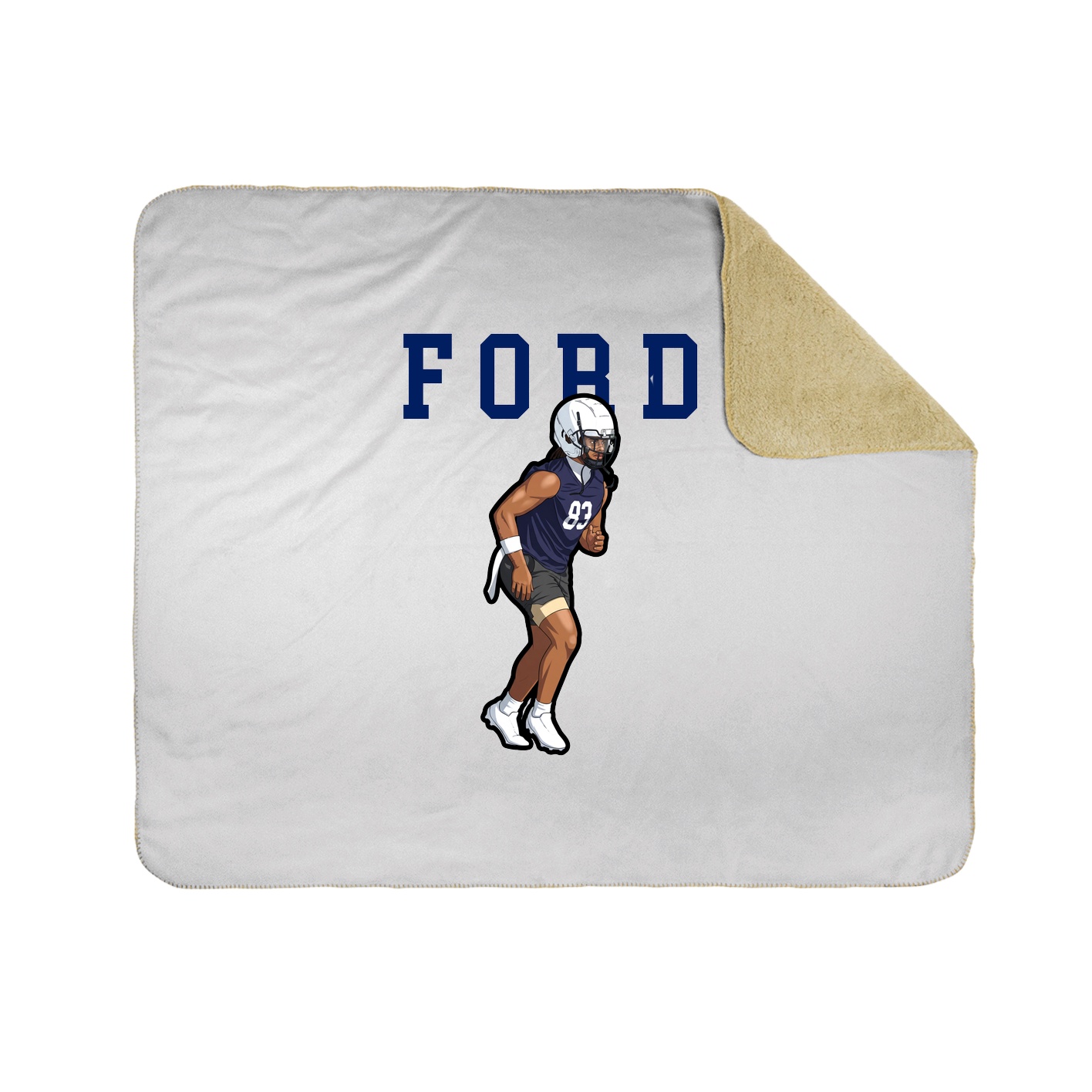 Throw Blanket — Shirsey in White