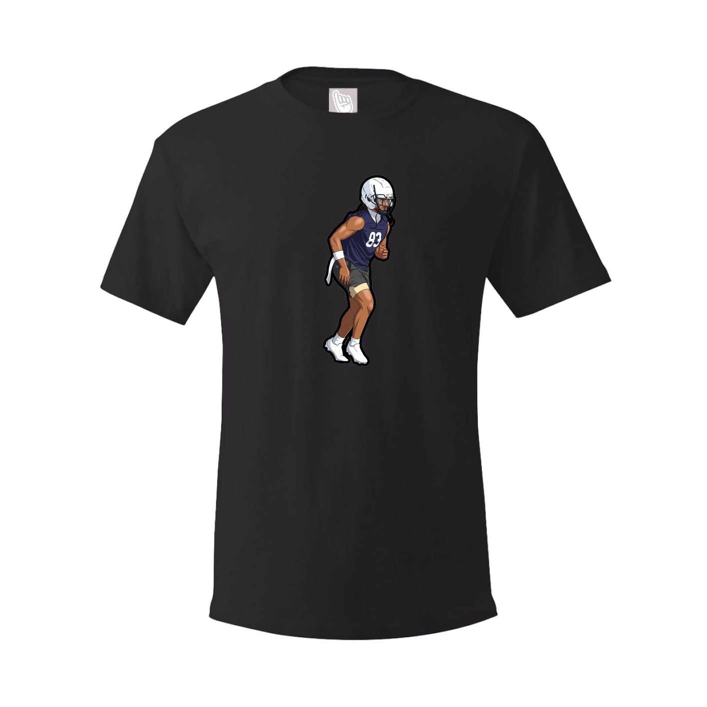 Tee — Name Vertical in Black