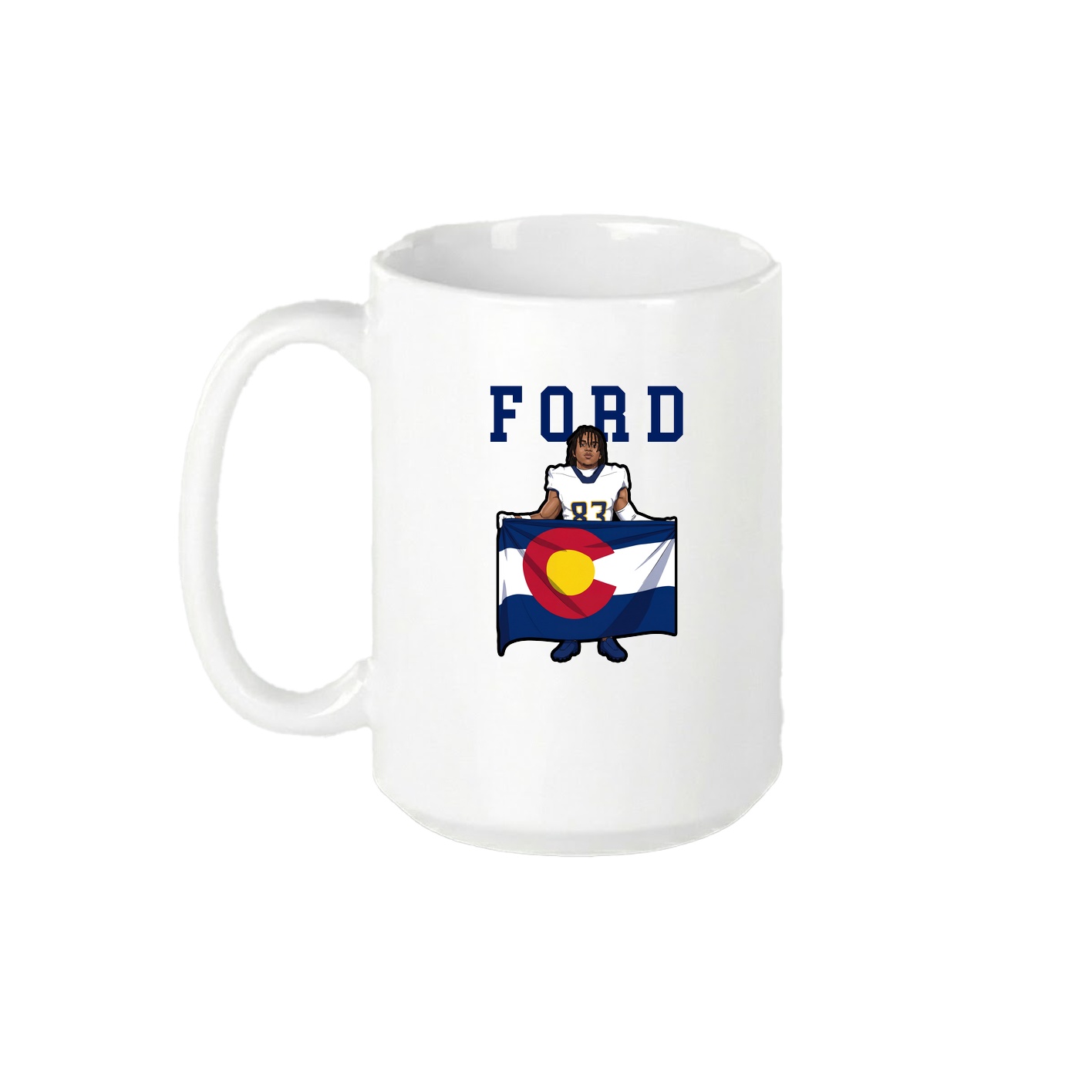 15oz Coffee Mug — Shirsey in White