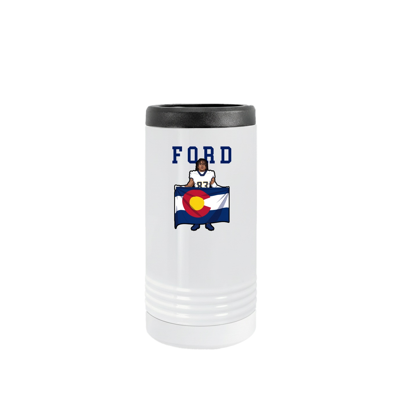 Slim Beverage Holder — Shirsey in White