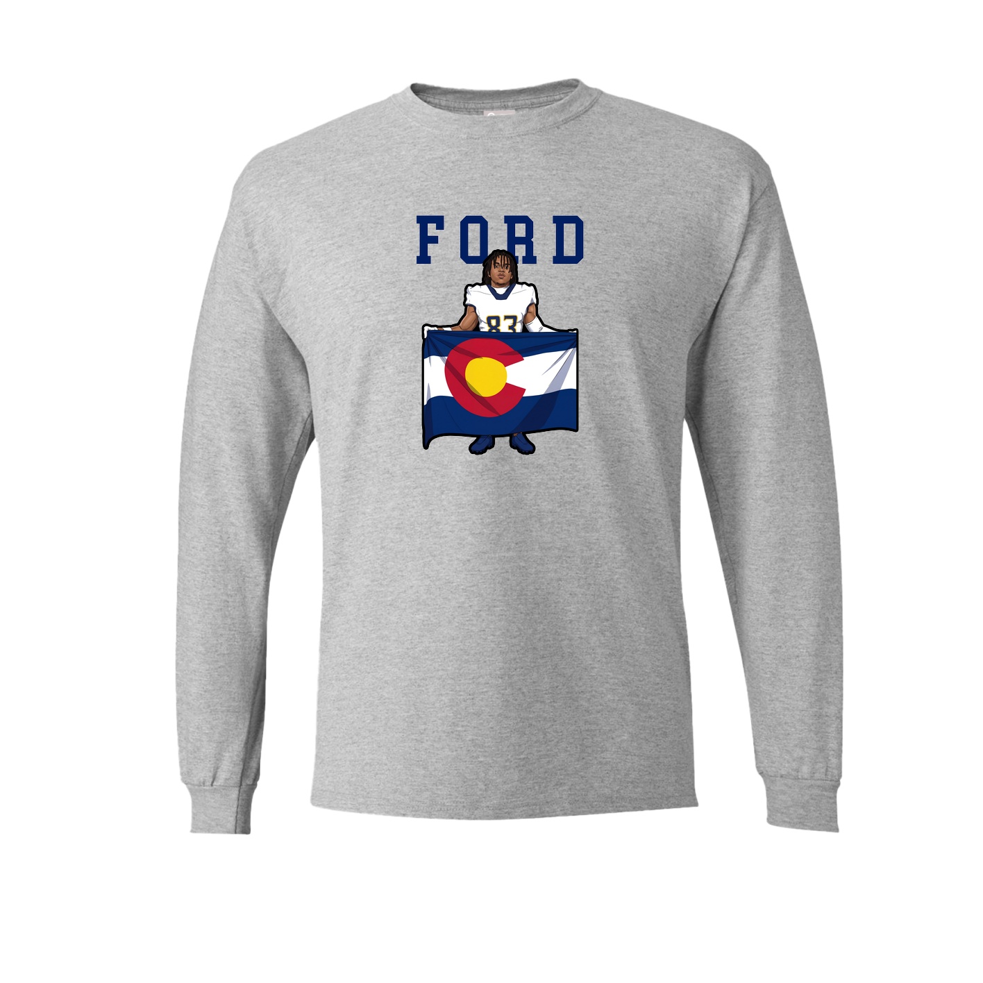 Long Sleeve Tee — Shirsey in Grey