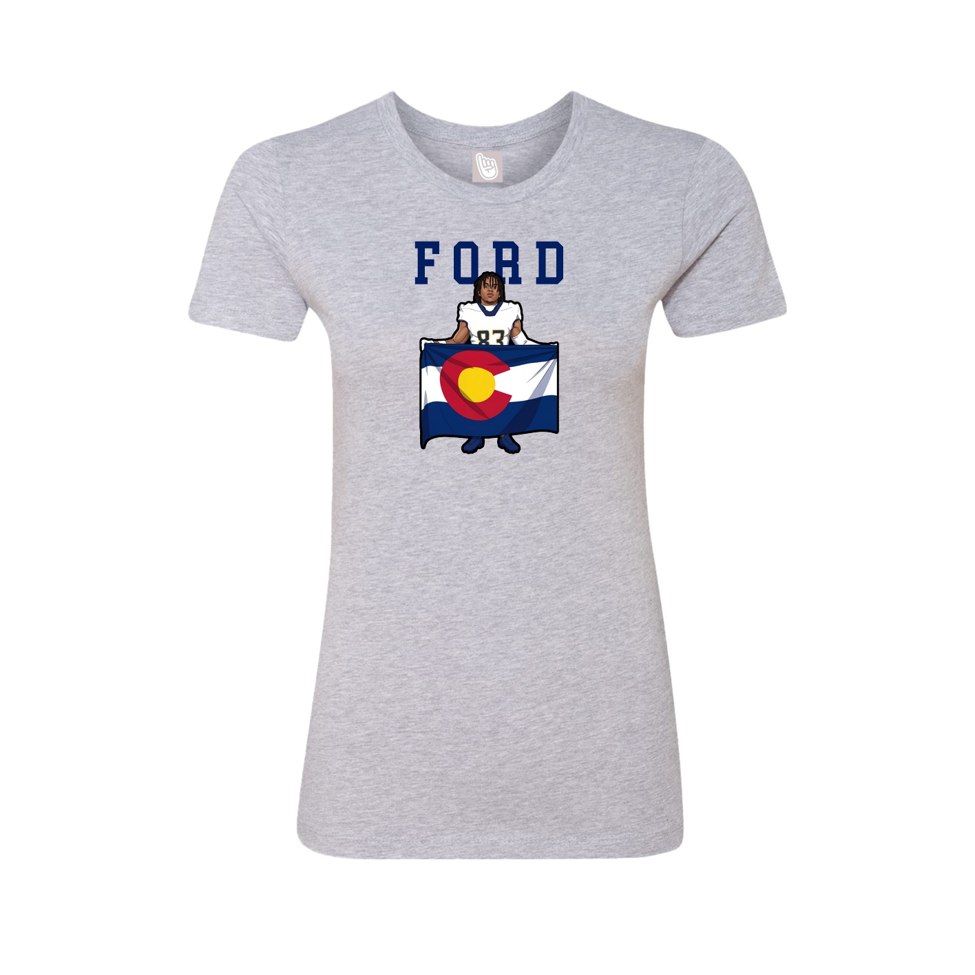 Fitted Women's Tee — Shirsey in Grey