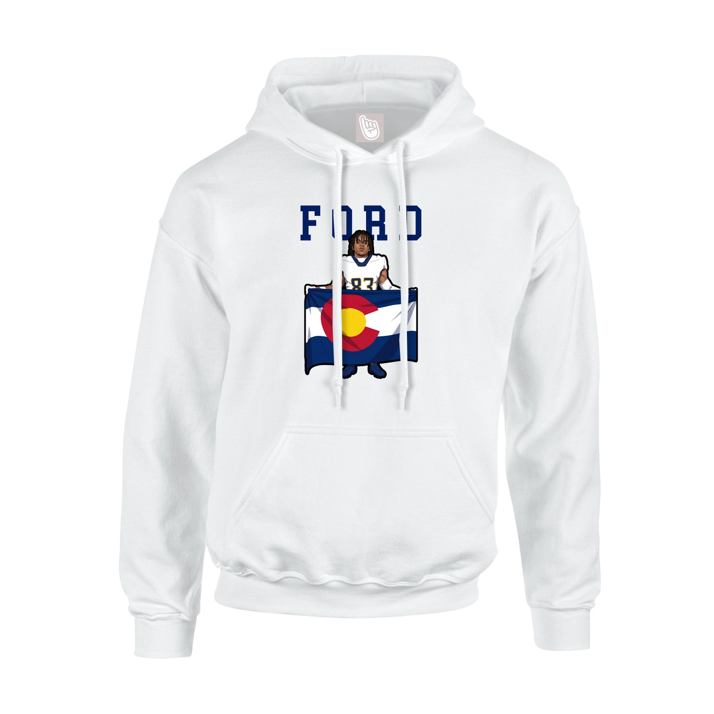 Youth Hoodie — Shirsey in White
