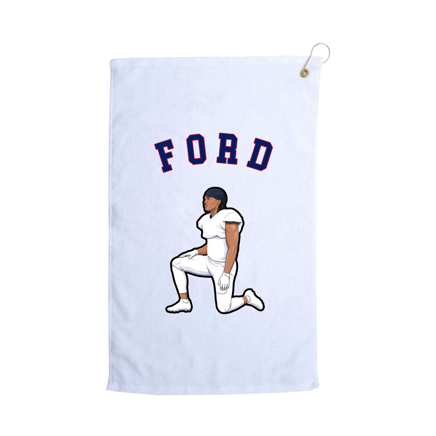 Golf Towel — Shirsey Arch in White