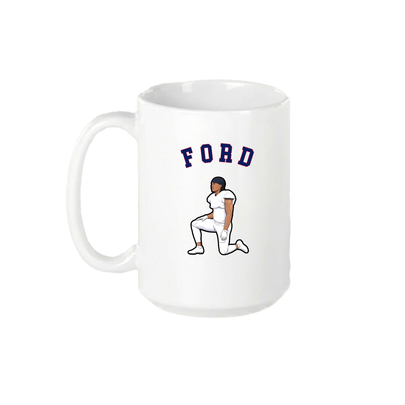 15oz Coffee Mug — Shirsey Arch in White