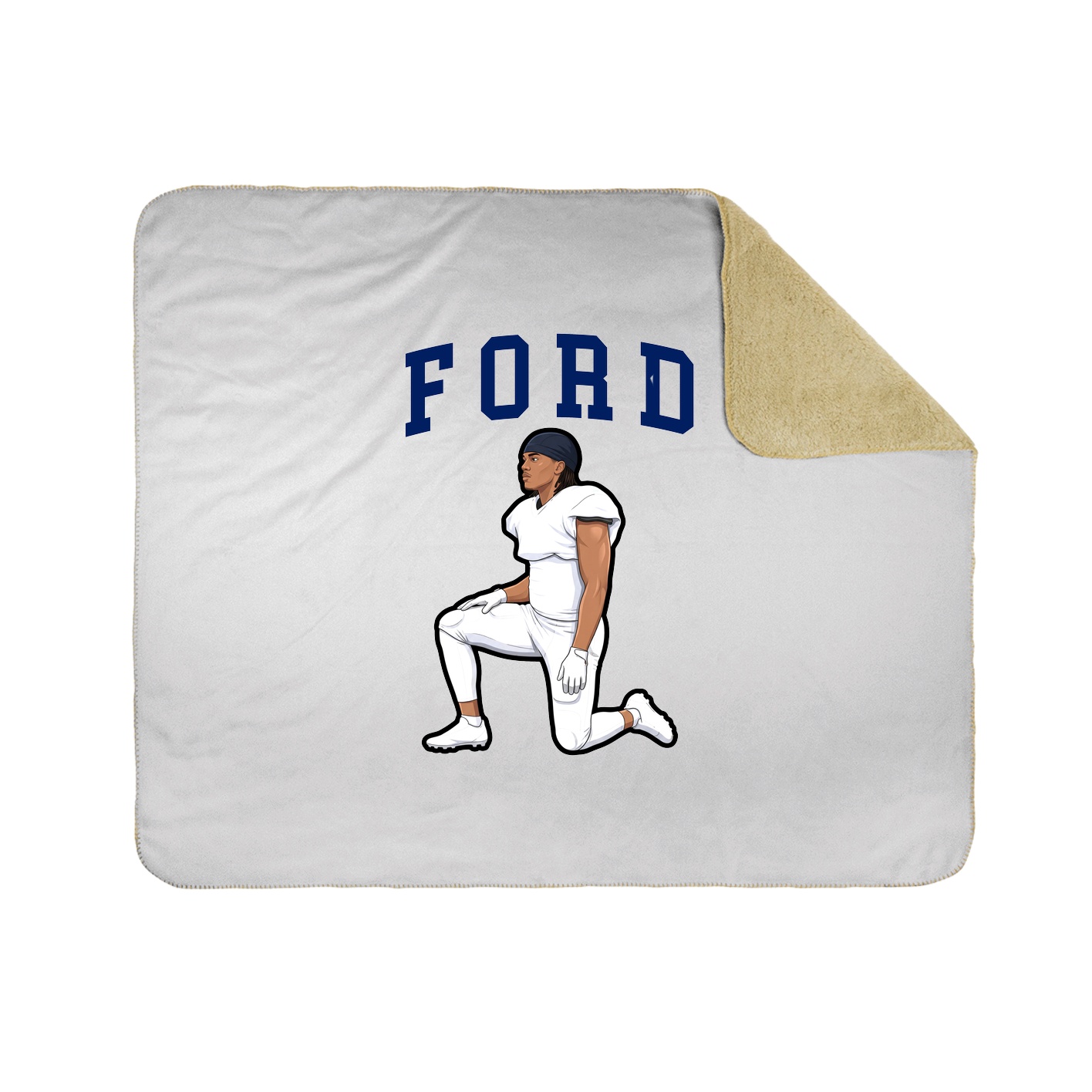 Throw Blanket — Shirsey in White