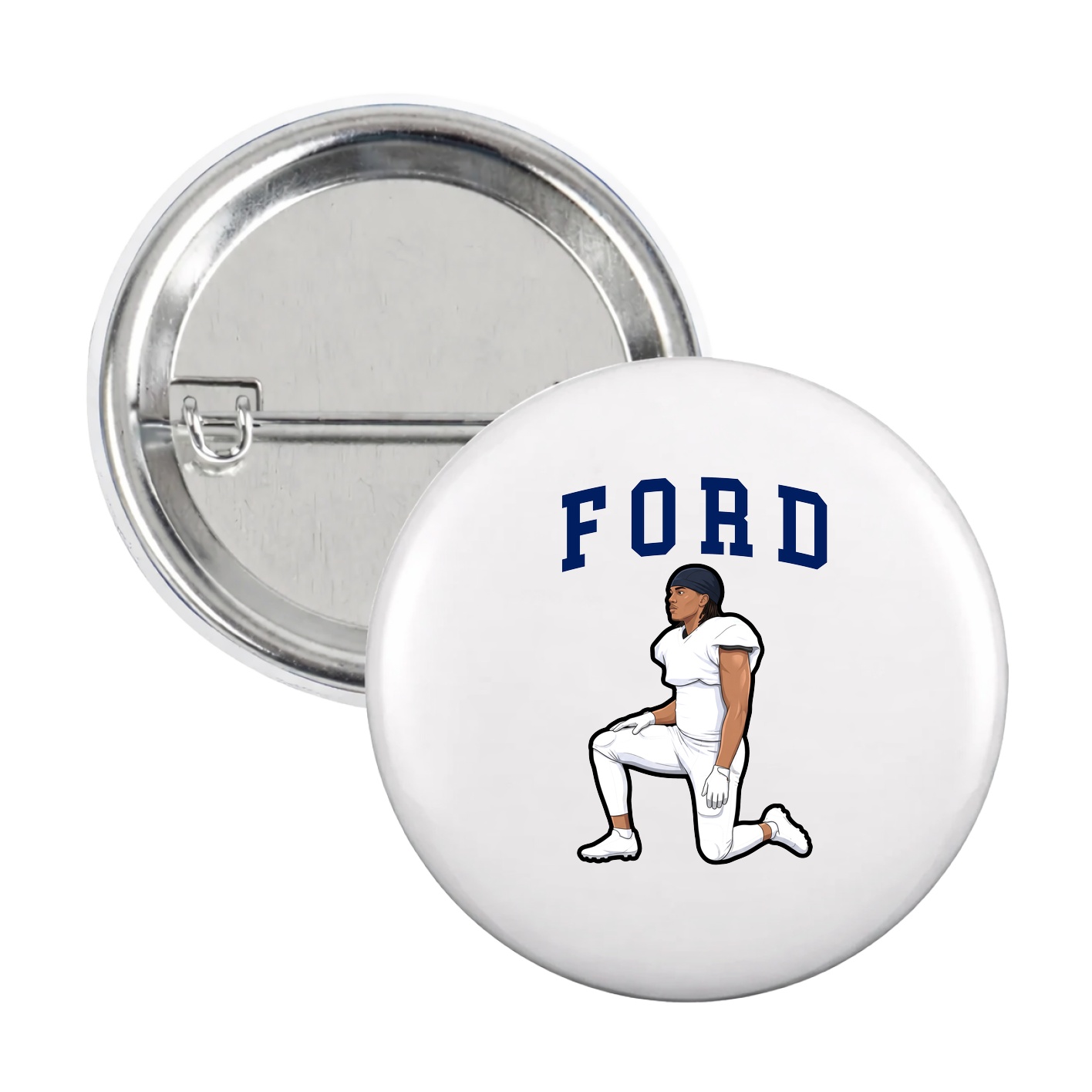 Game Day Button — Shirsey in White