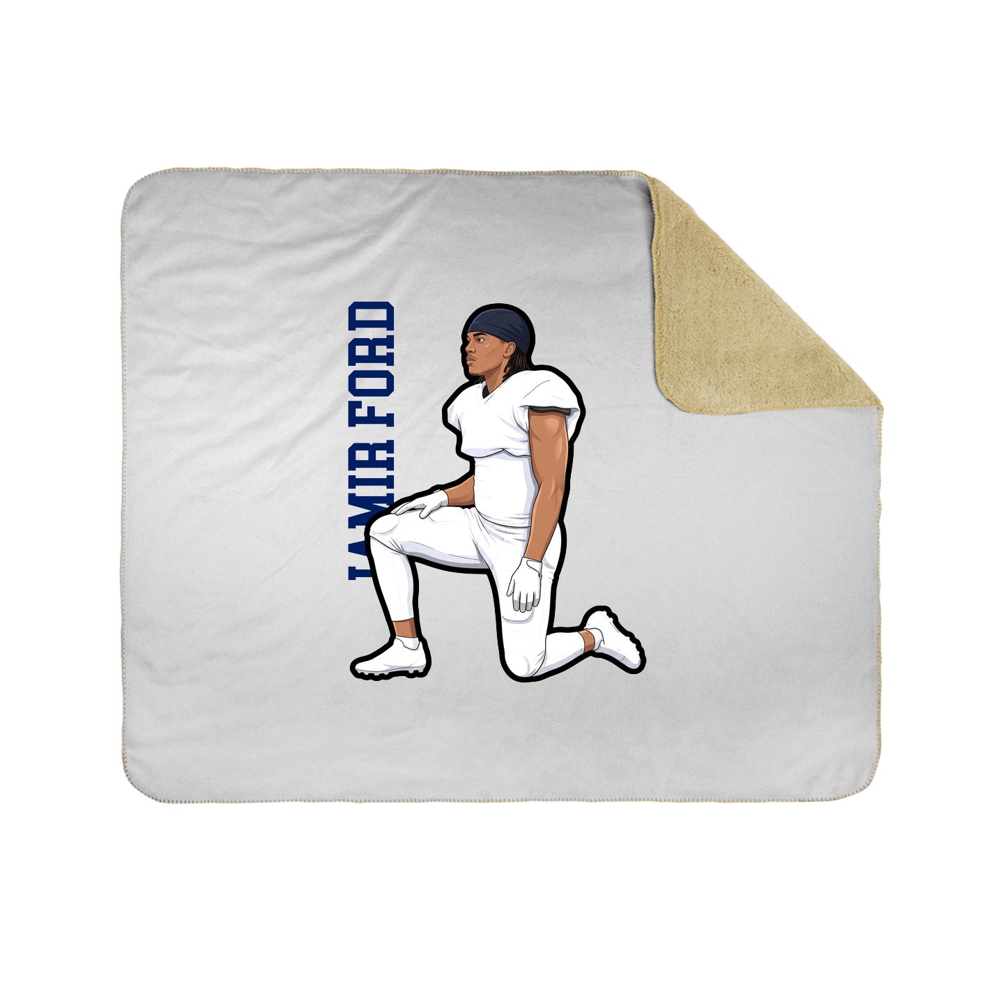 50x60 Sherpa Lined Throw Blanket
