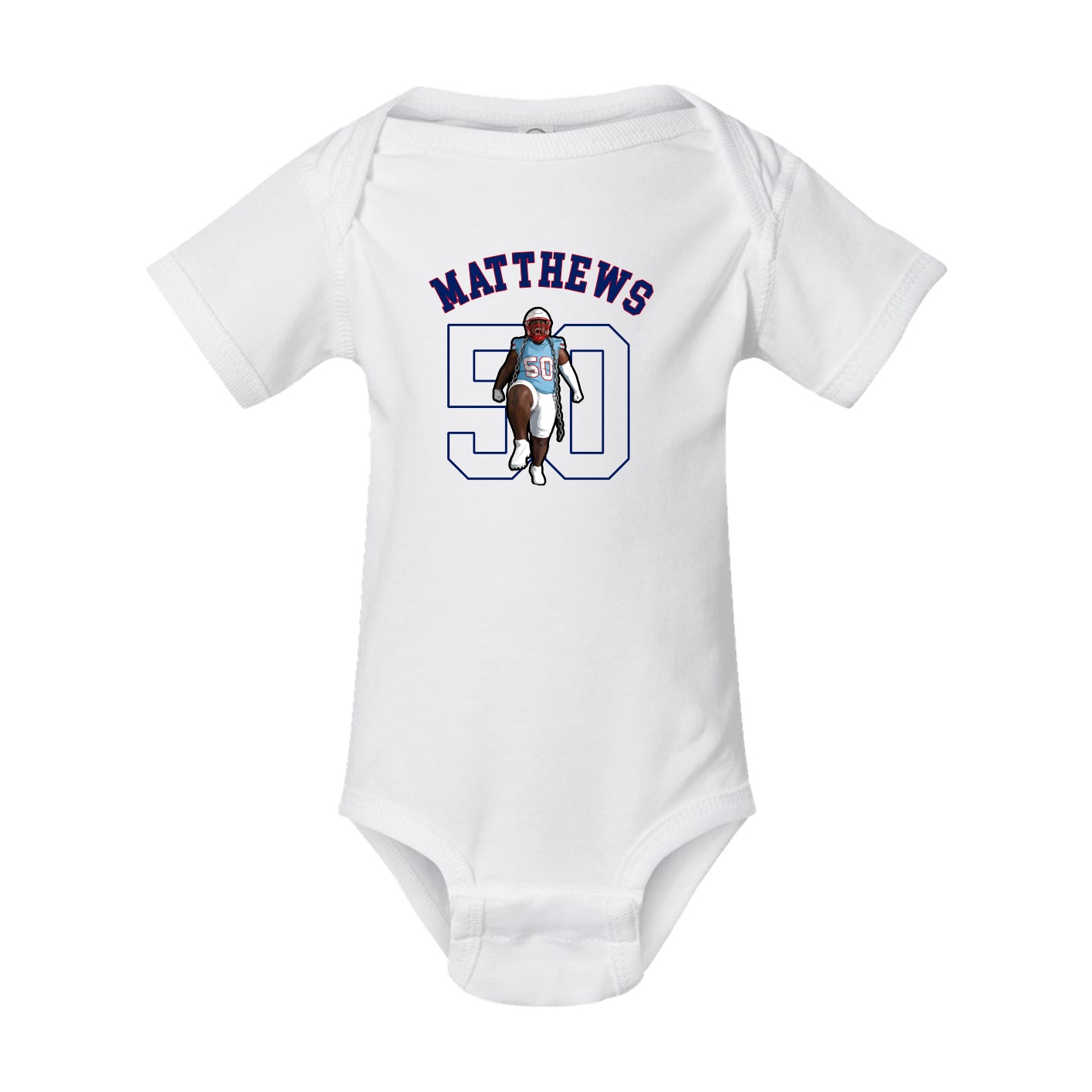 Baby Onesie — Shirsey Arch in White