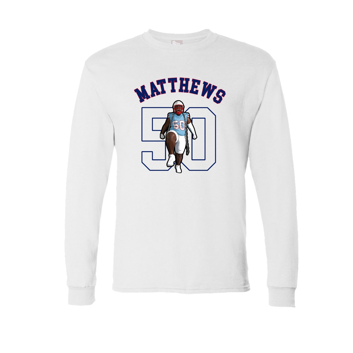 Long Sleeve Tee — Shirsey Arch in White