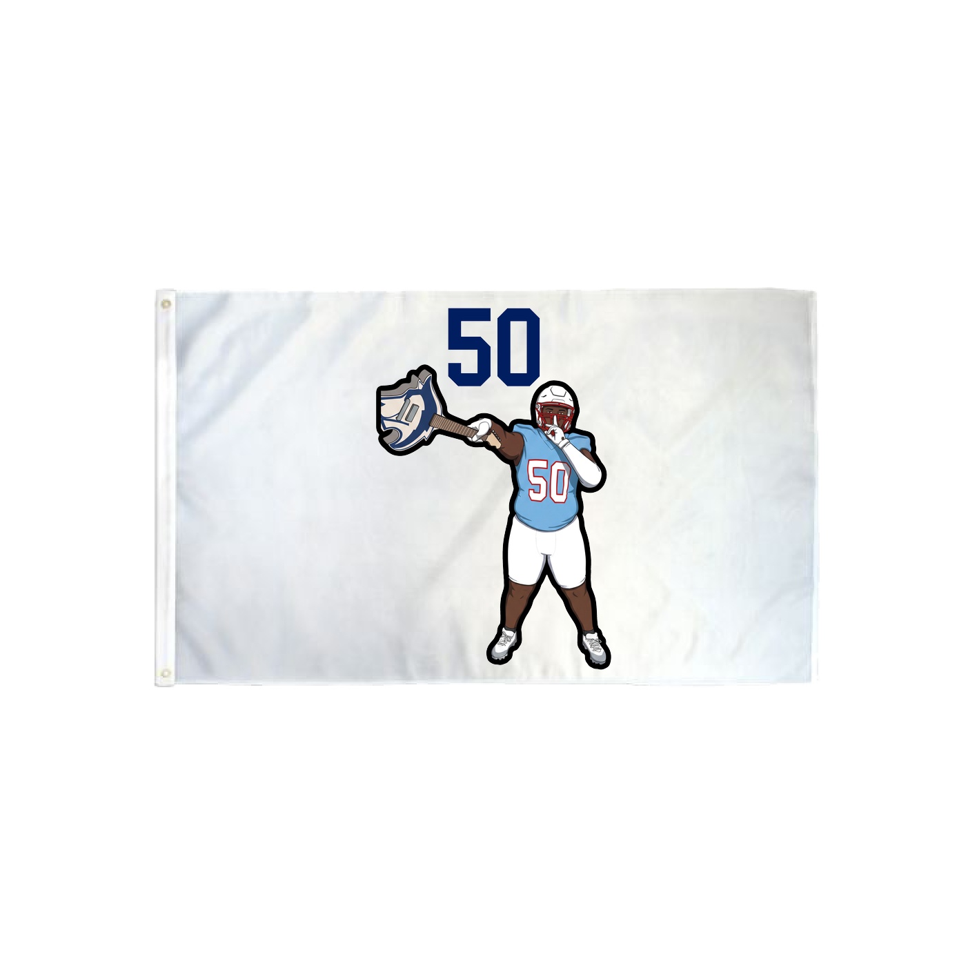 3x5 Flag — Number Top in Classic