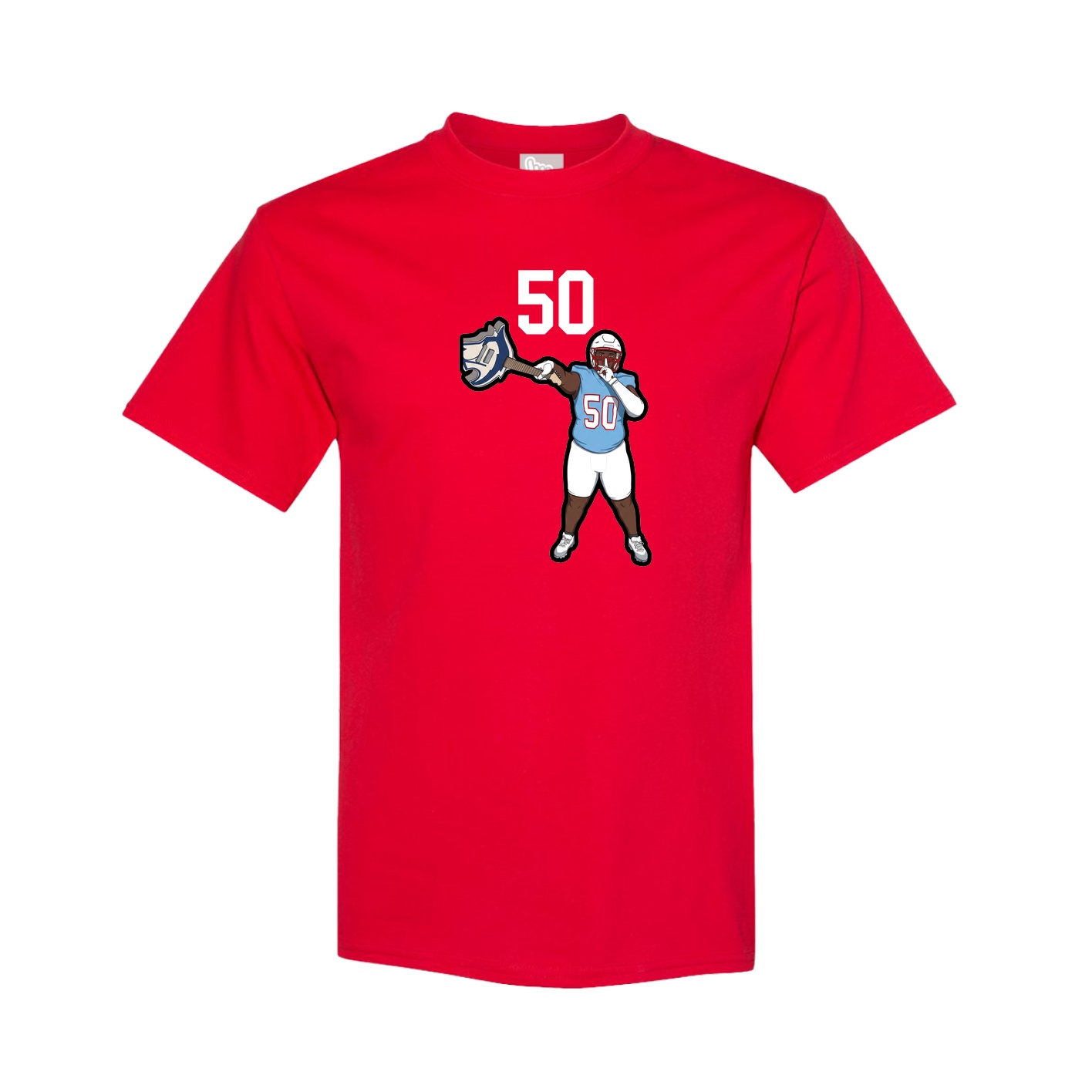 Tee — Number Top in Red