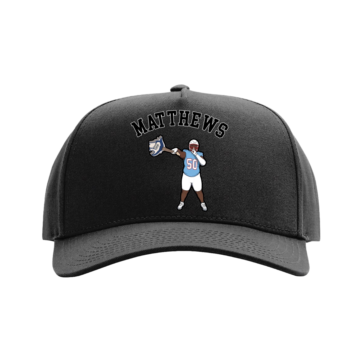Full Fabric Five-Panel Champ Cap