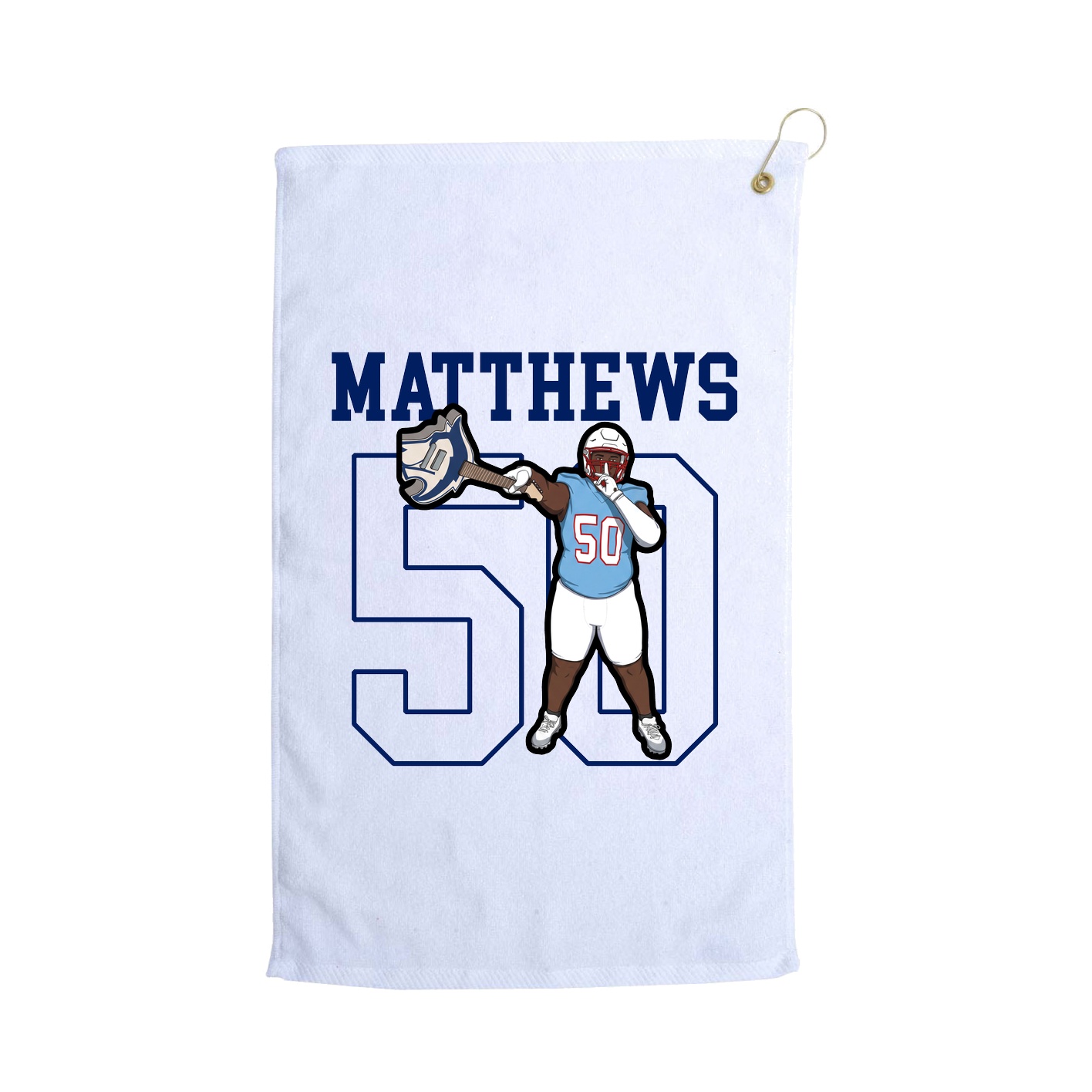 Golf Towel — Shirsey in White