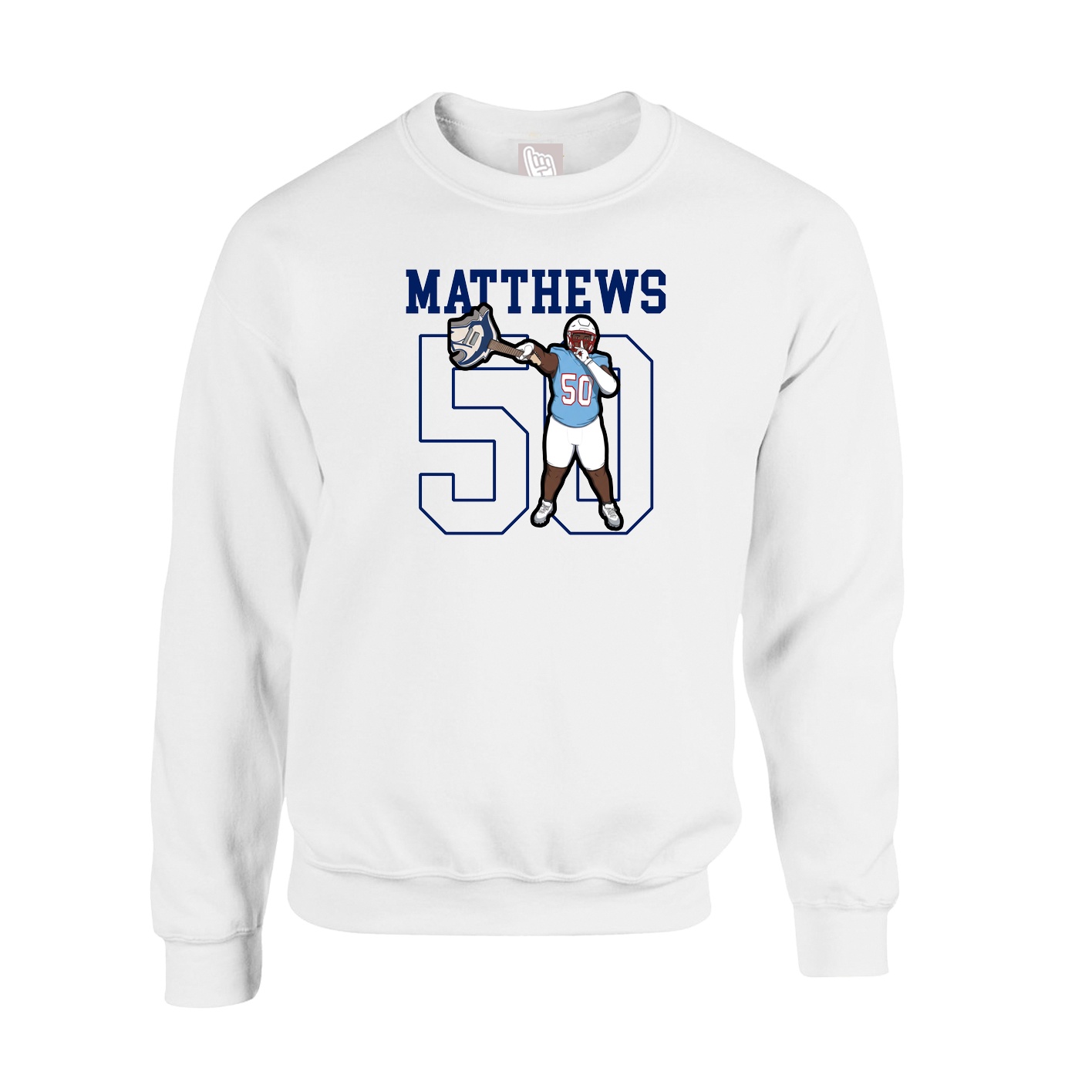 Fleece Crew — Shirsey in White