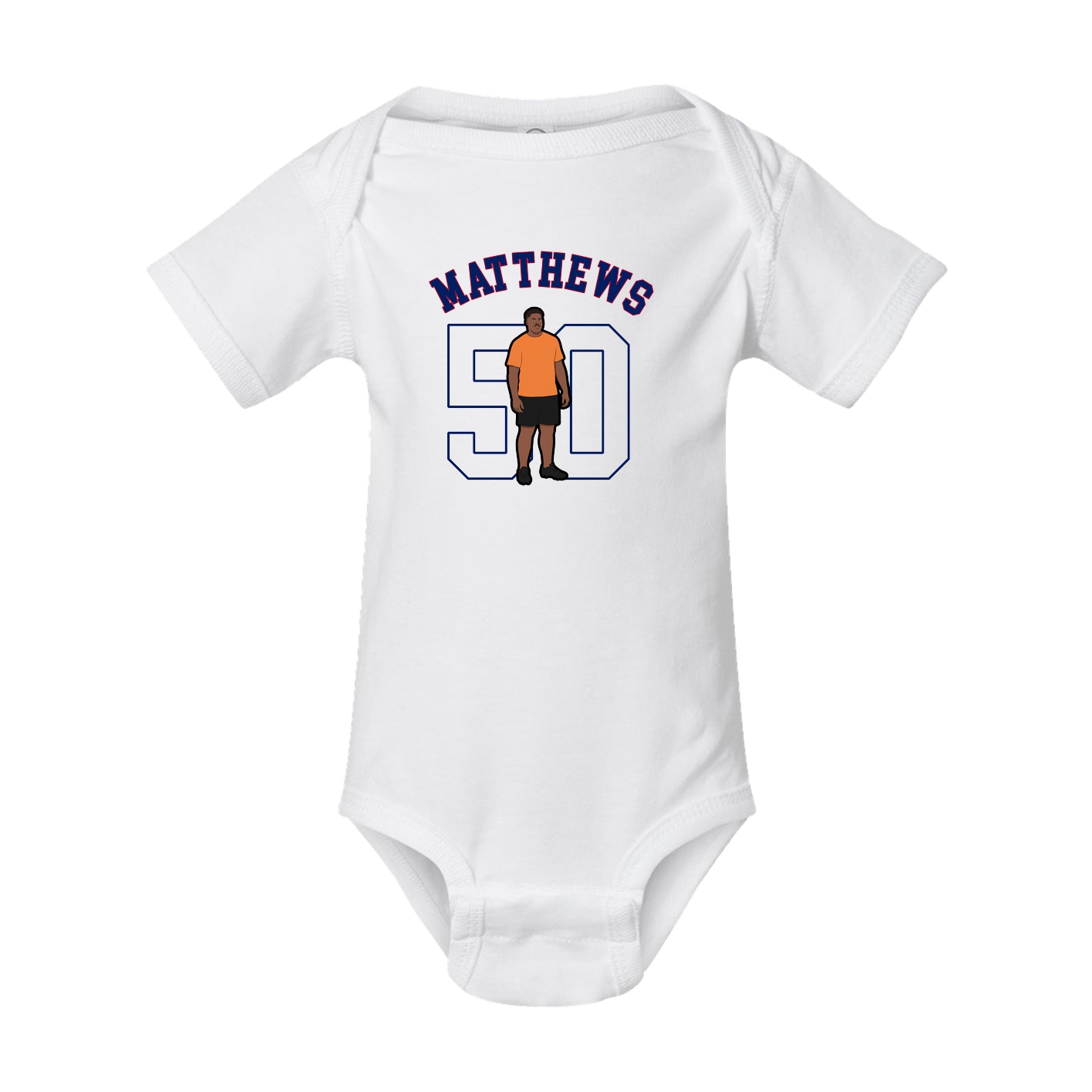 Baby Onesie — Shirsey Arch in White