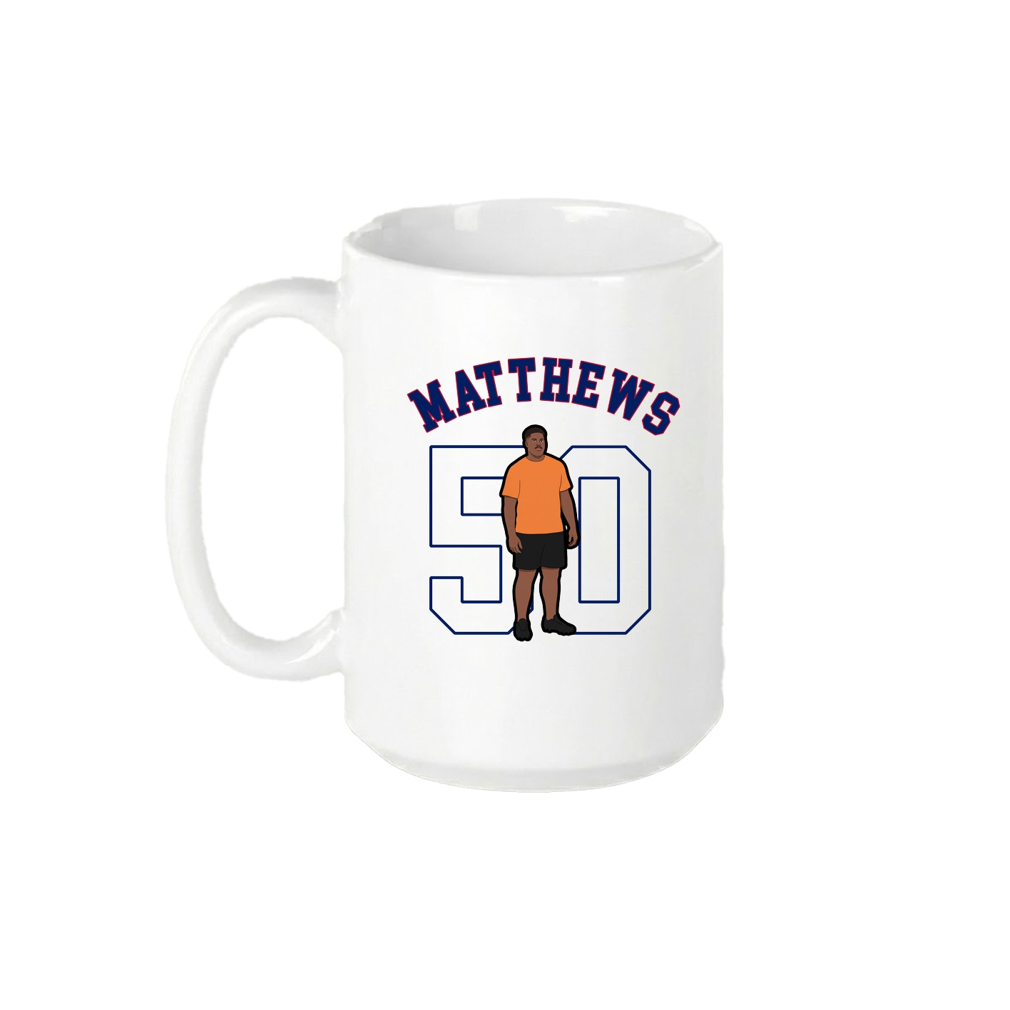 15oz Coffee Mug — Shirsey Arch in White