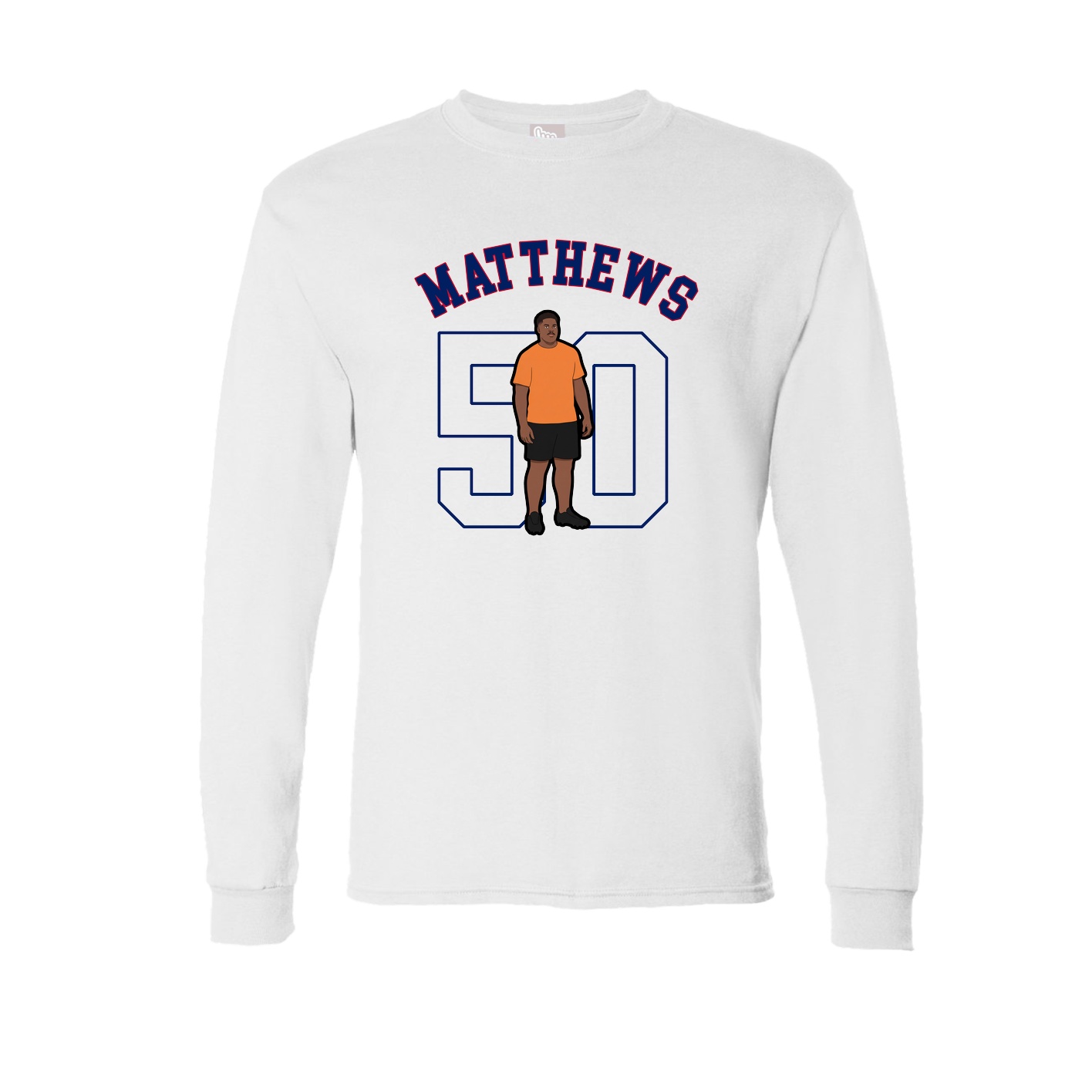 Long Sleeve Tee — Shirsey Arch in White