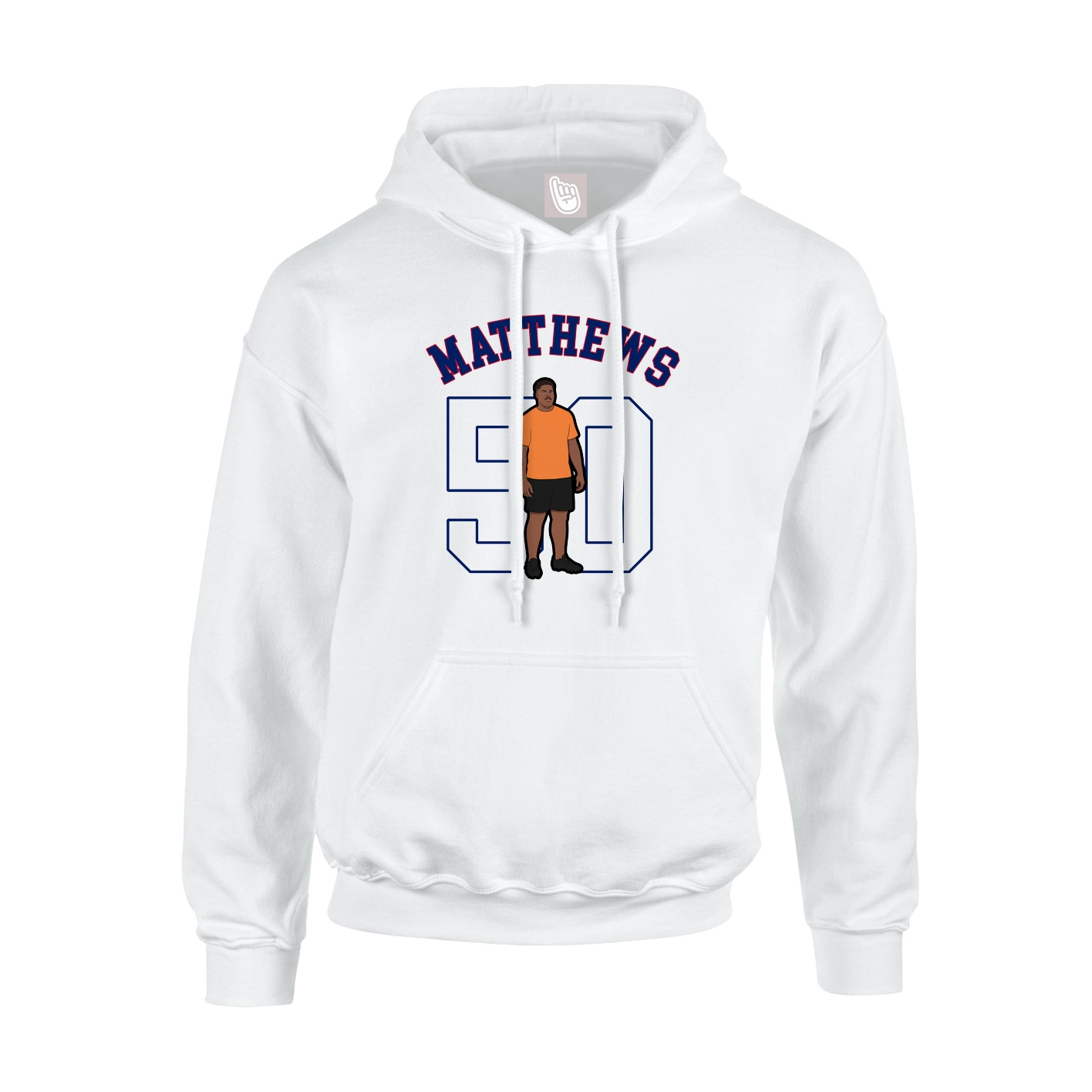 Youth Hoodie — Shirsey Arch in White