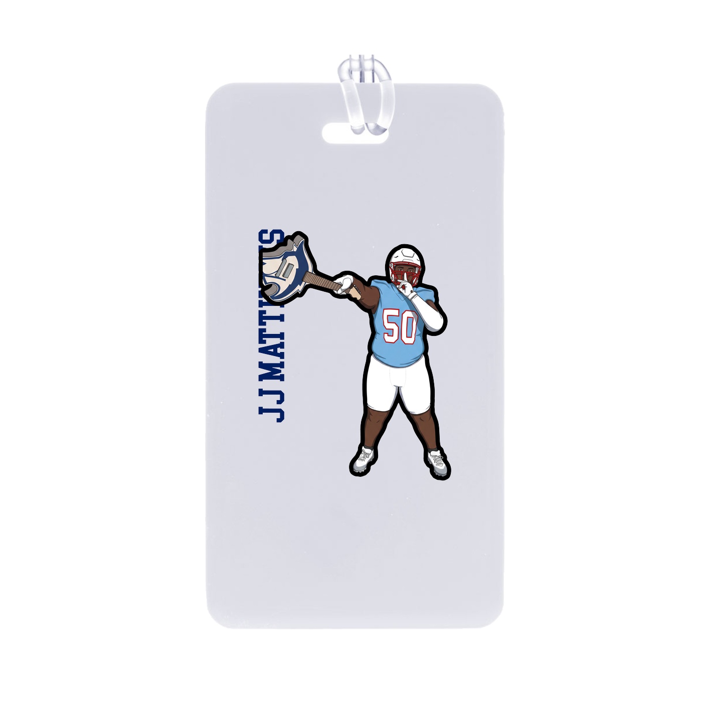 Bag Tag — Name Vertical in Classic