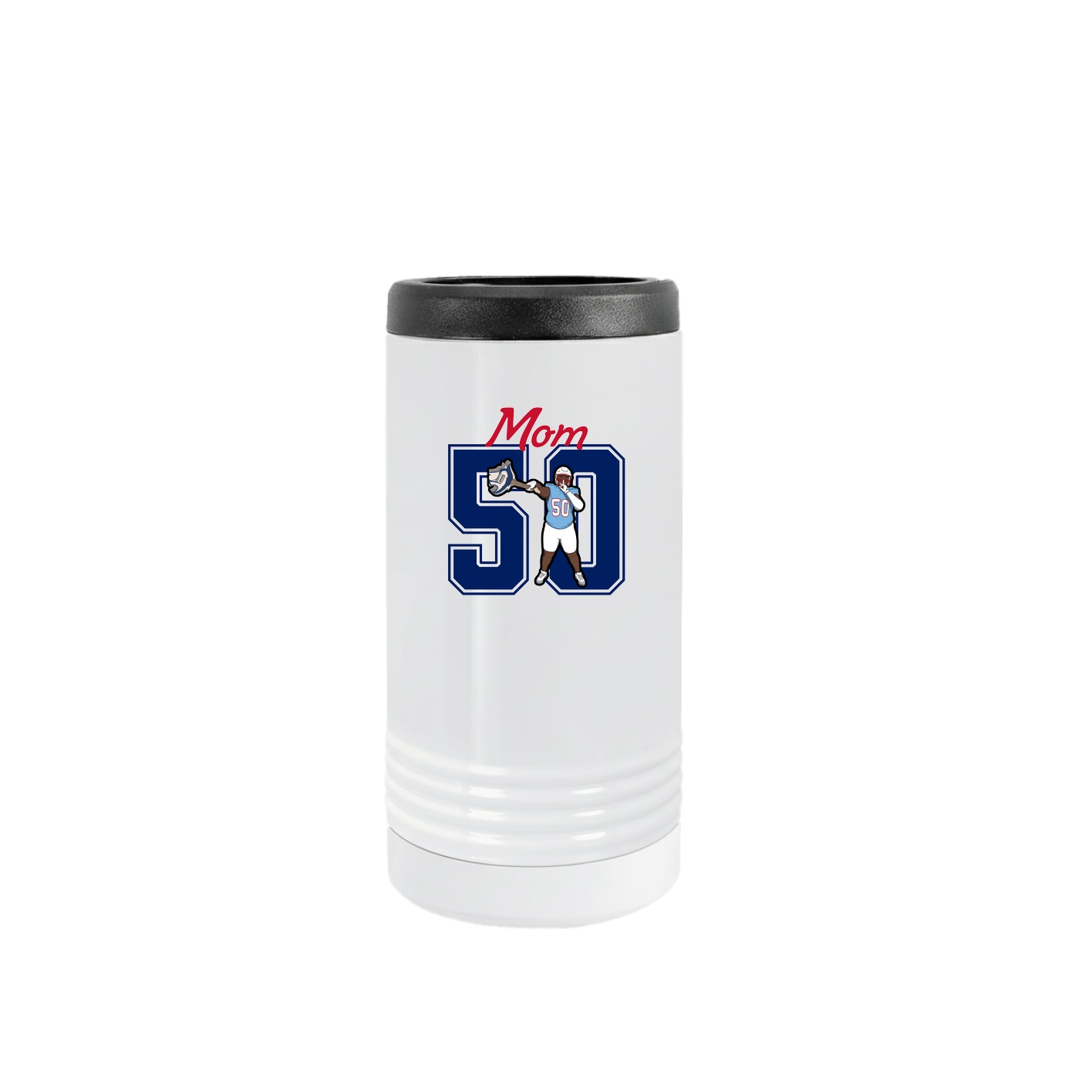 Slim Beverage Holder — Mothers Day Shirsey in White
