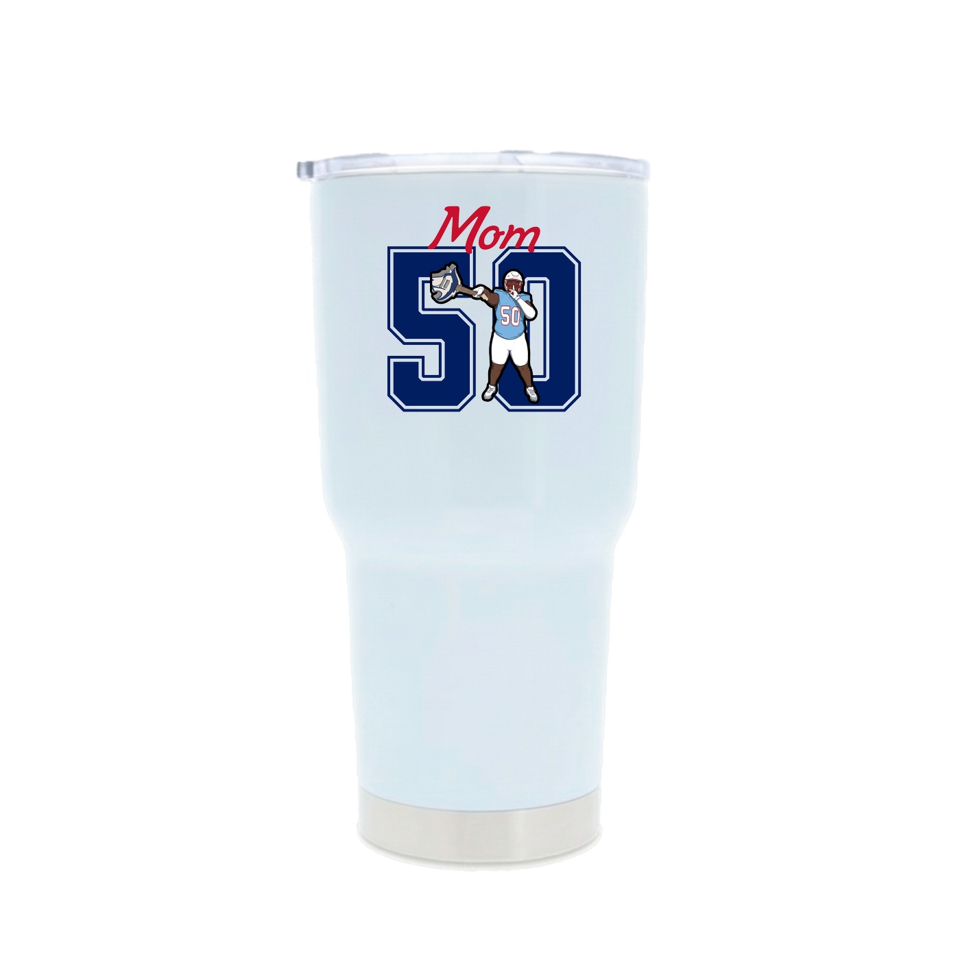 30oz Stainless Steel Tumbler — Mothers Day Shirsey in White