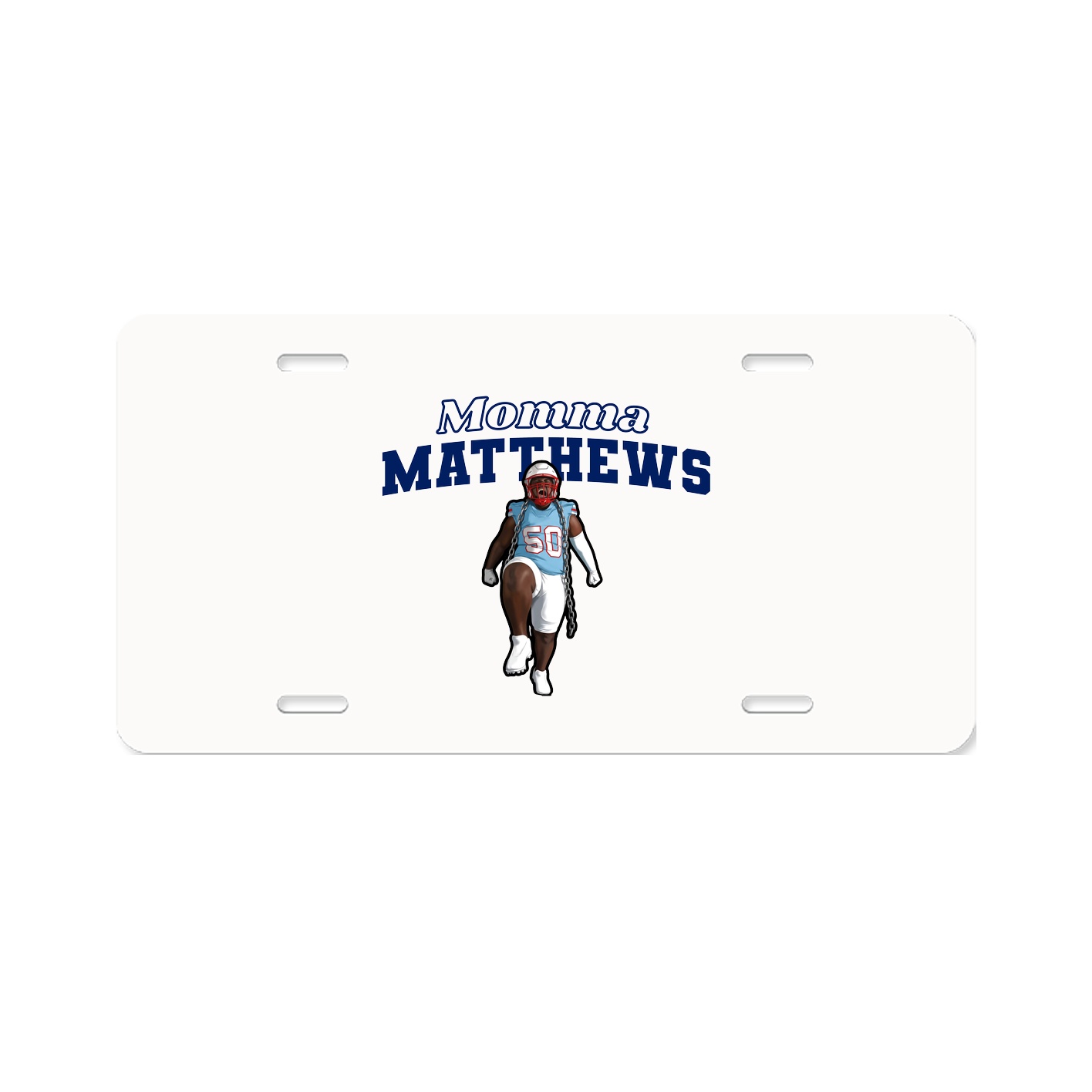 License Plate — Mothers Day Block in Classic