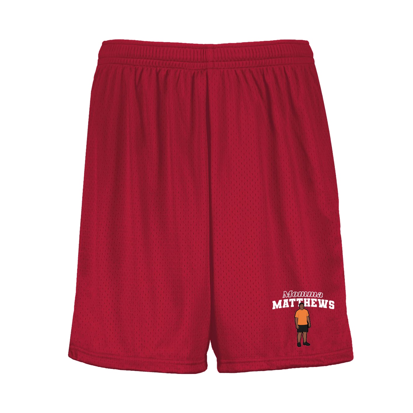 Shorts — Mothers Day Block in Red