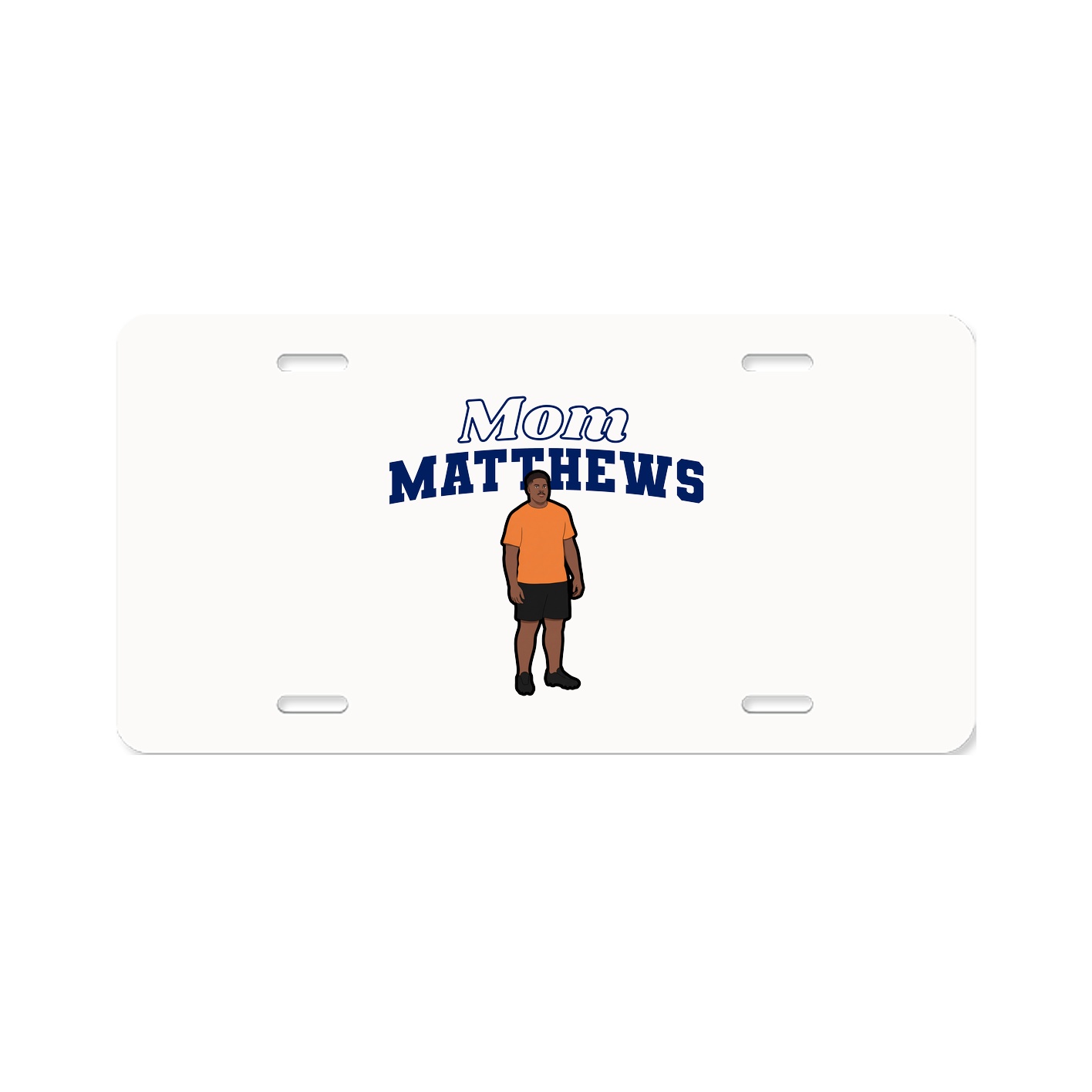 License Plate — Mothers Day Block in Classic