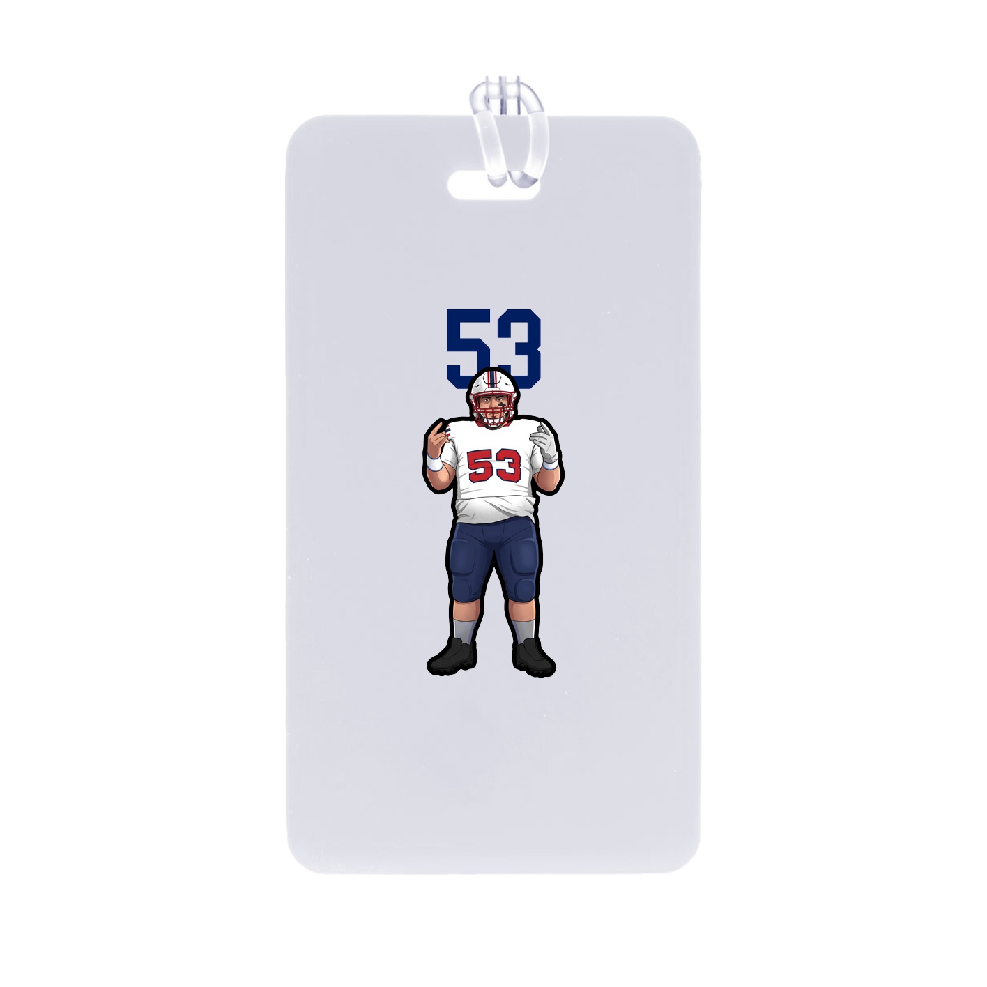 Bag Tag — Number Top in Classic