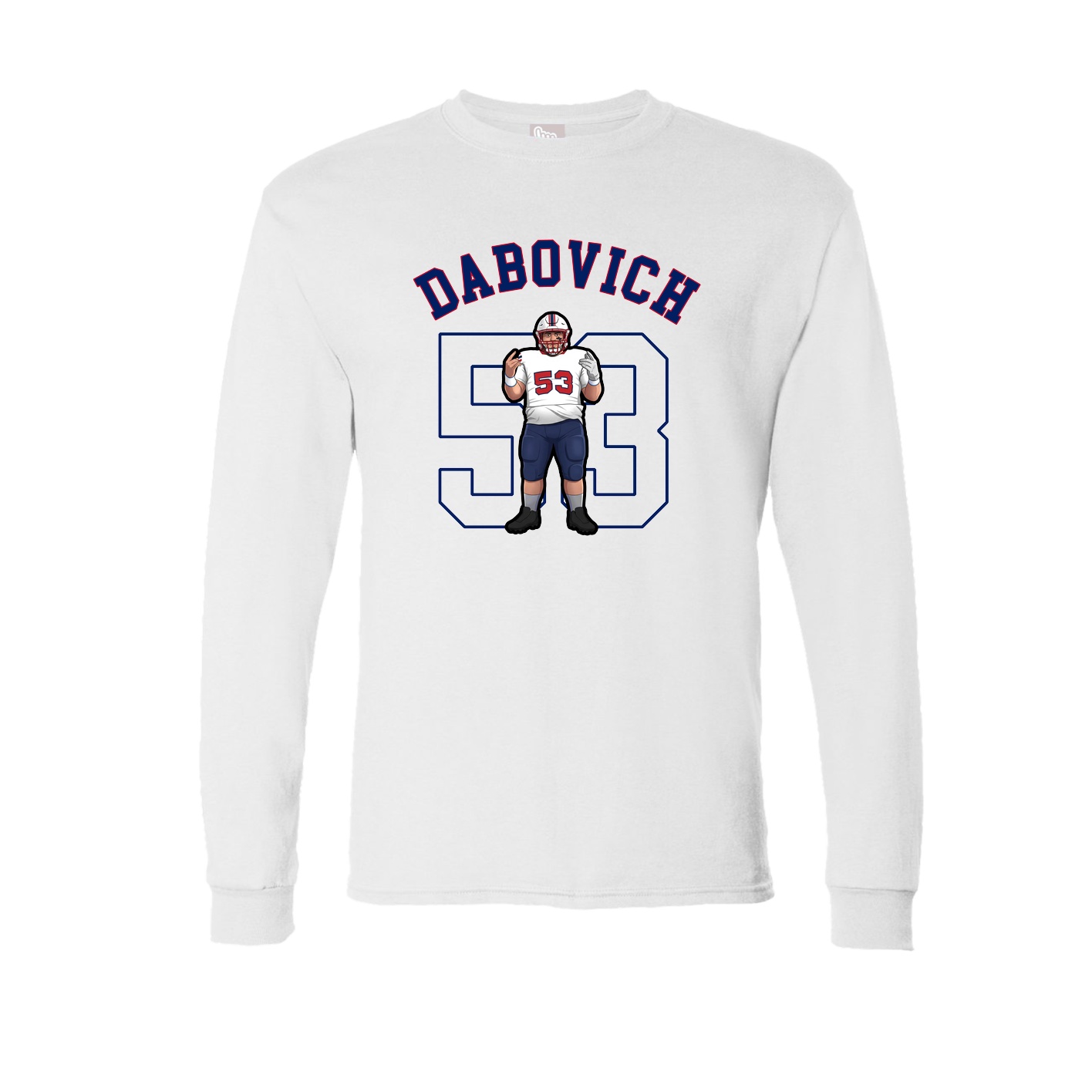 Long Sleeve Tee — Shirsey Arch in White