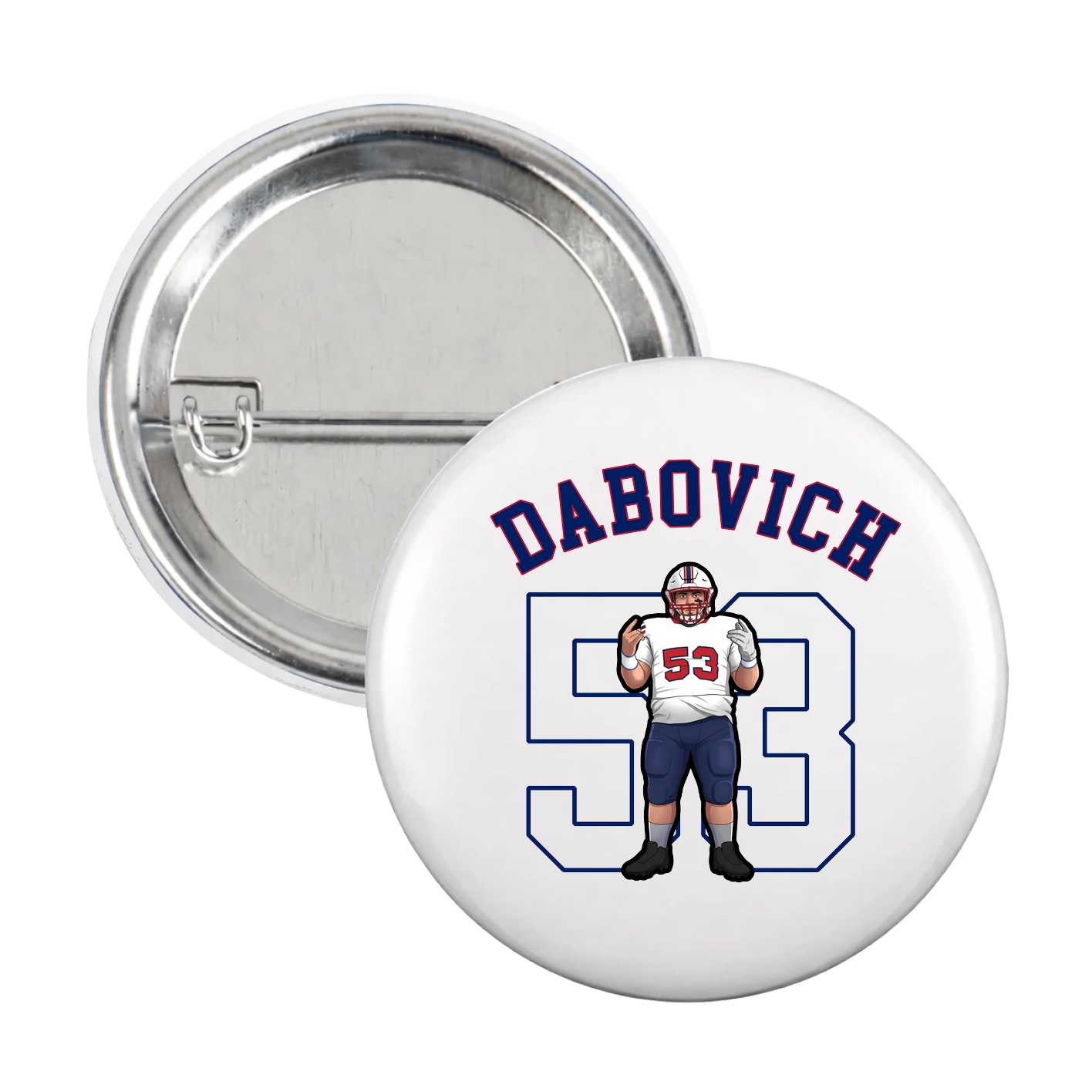 Game Day Button — Shirsey Arch in White