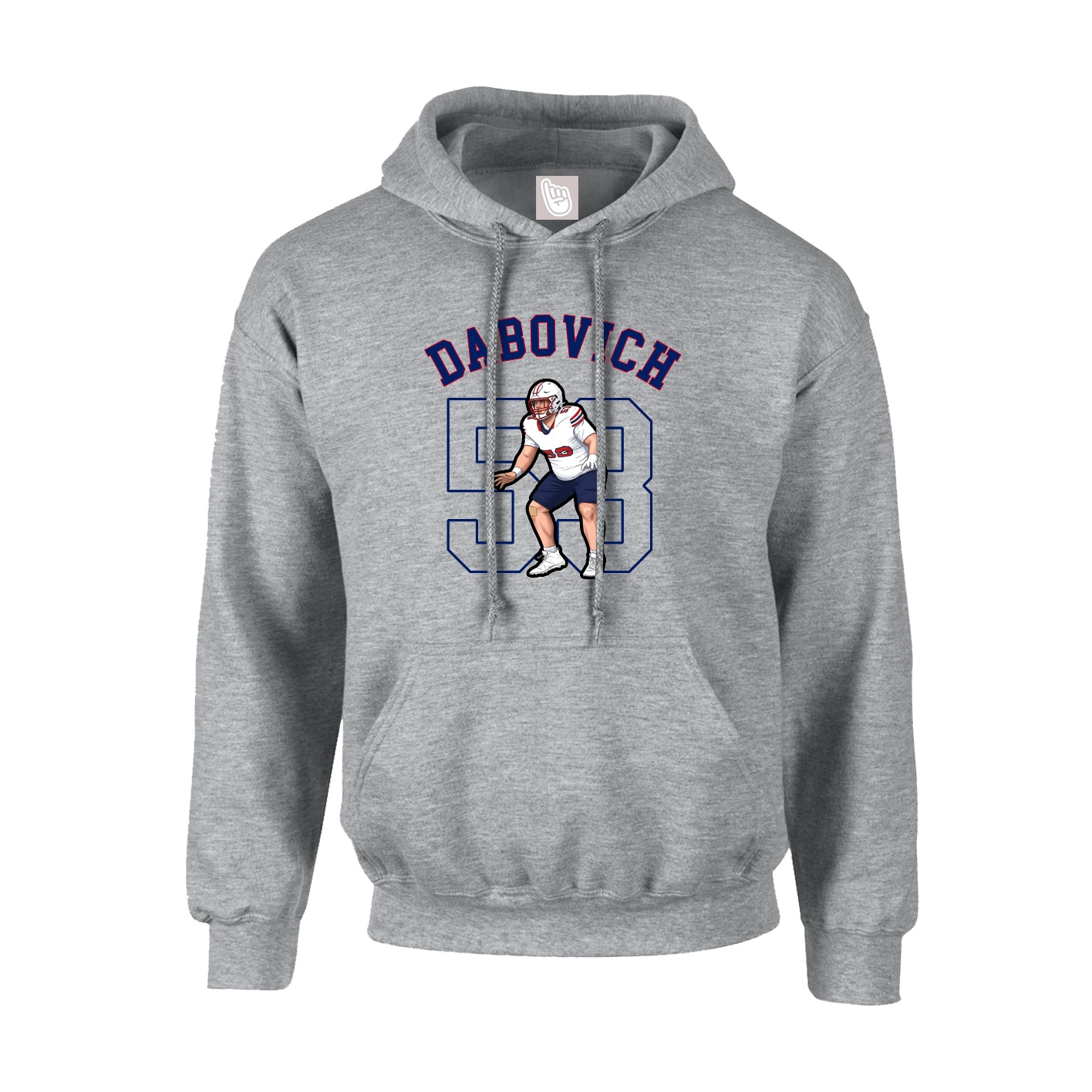 Youth Hoodie — Shirsey Arch in Grey