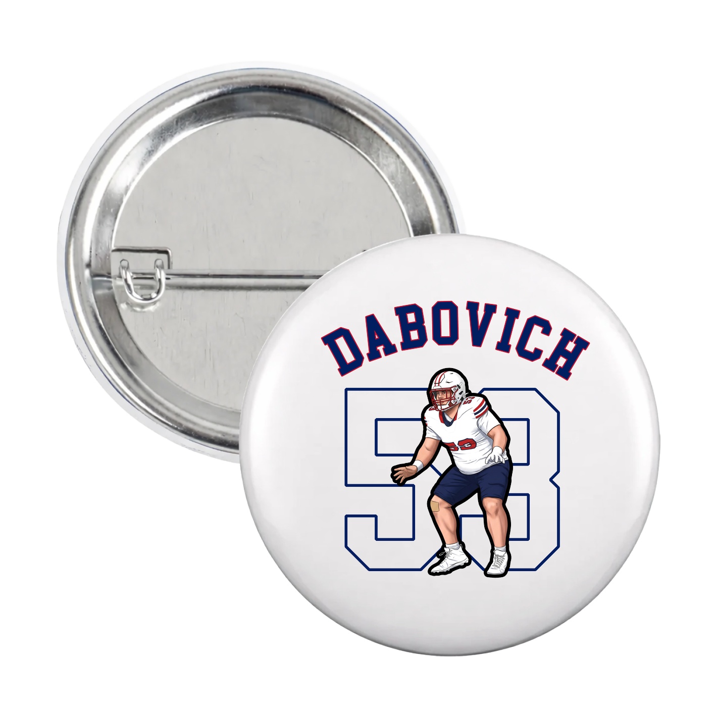 Game Day Button — Shirsey Arch in White