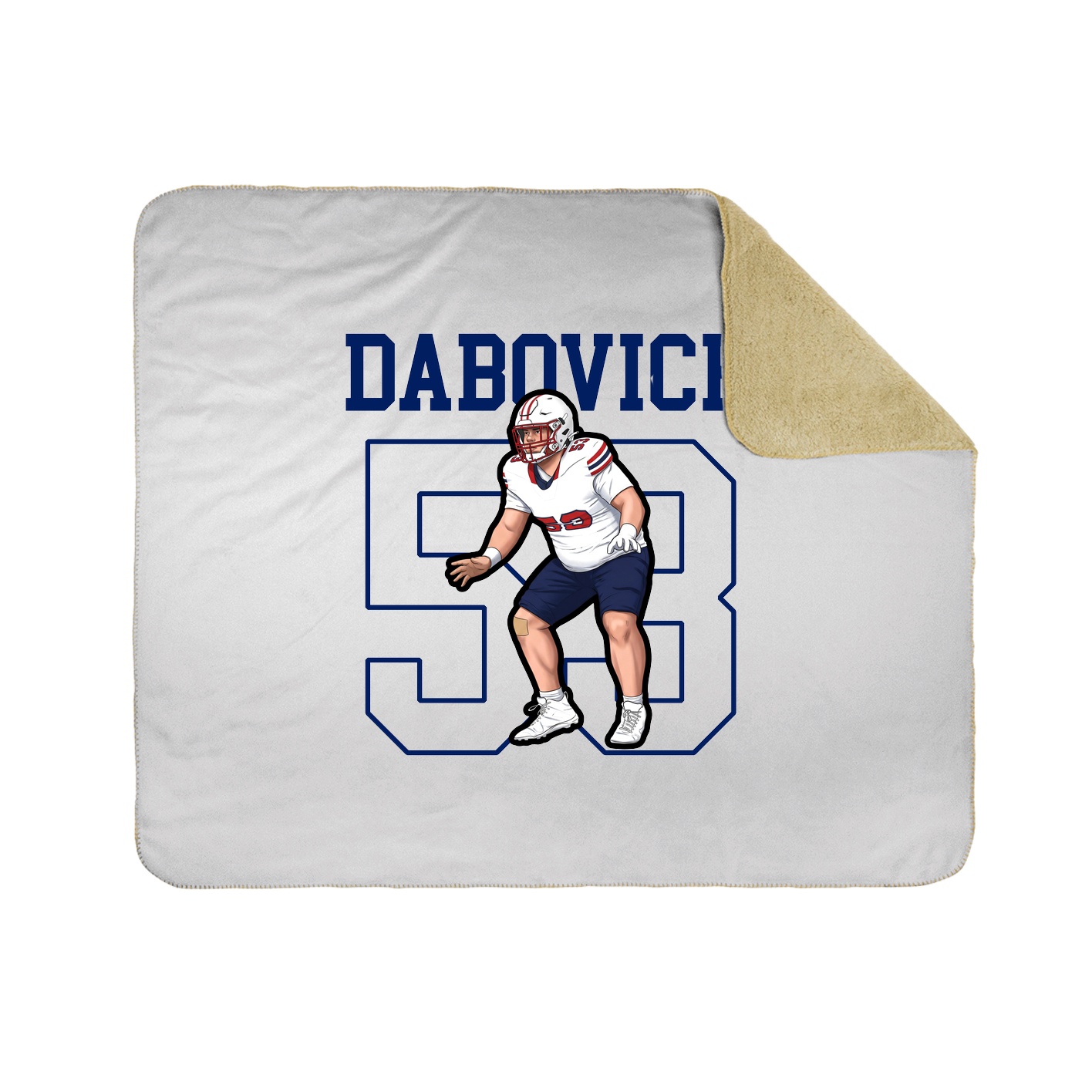 Throw Blanket — Shirsey in White