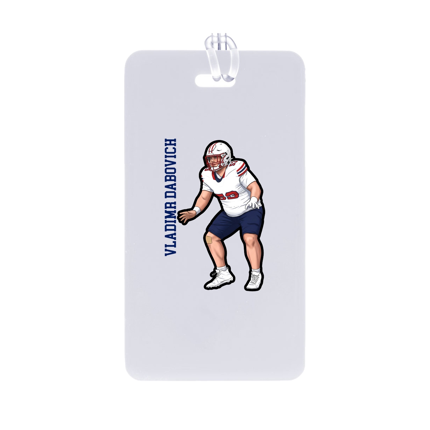 Bag Tag — Name Vertical in Classic