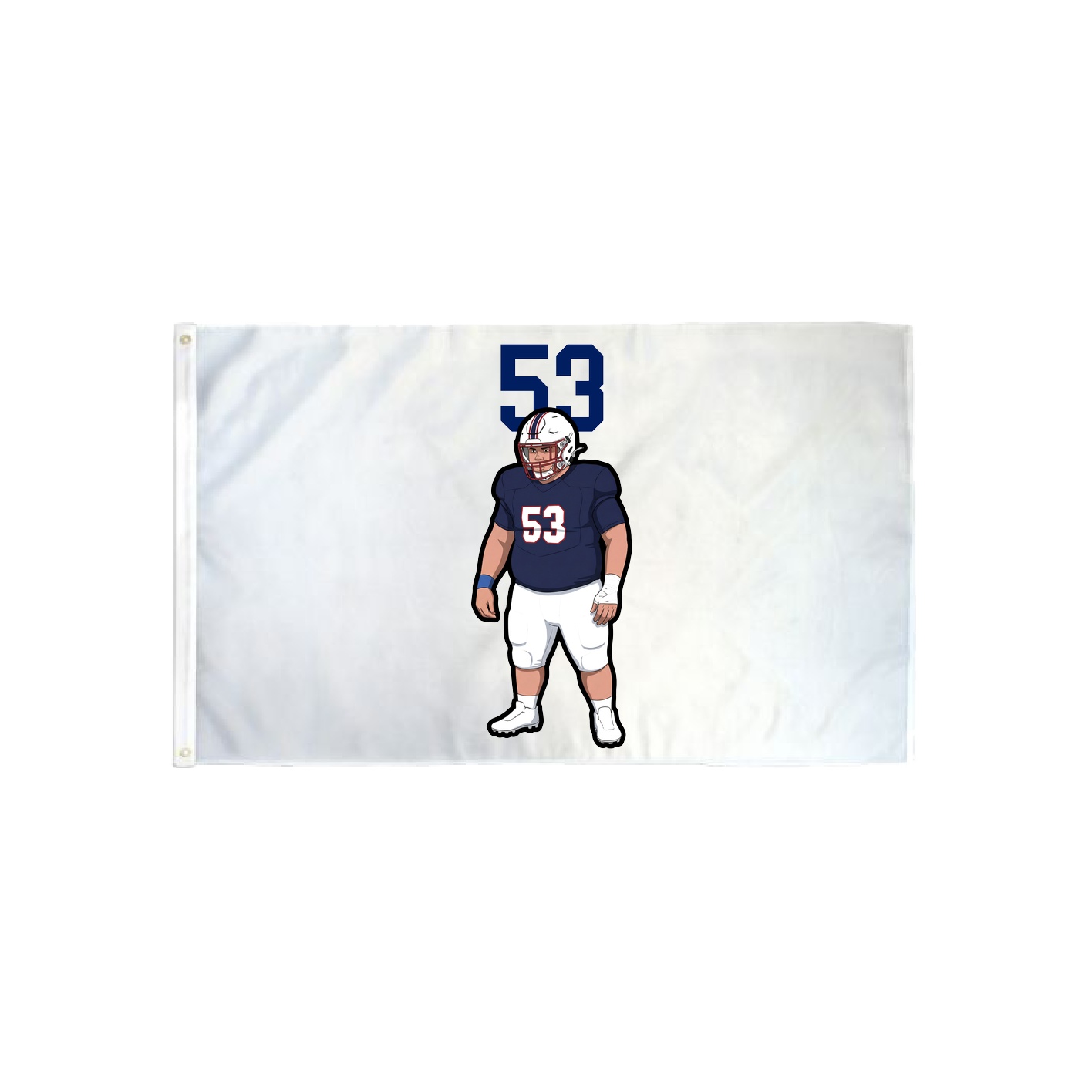 3x5 Flag — Number Top in Classic