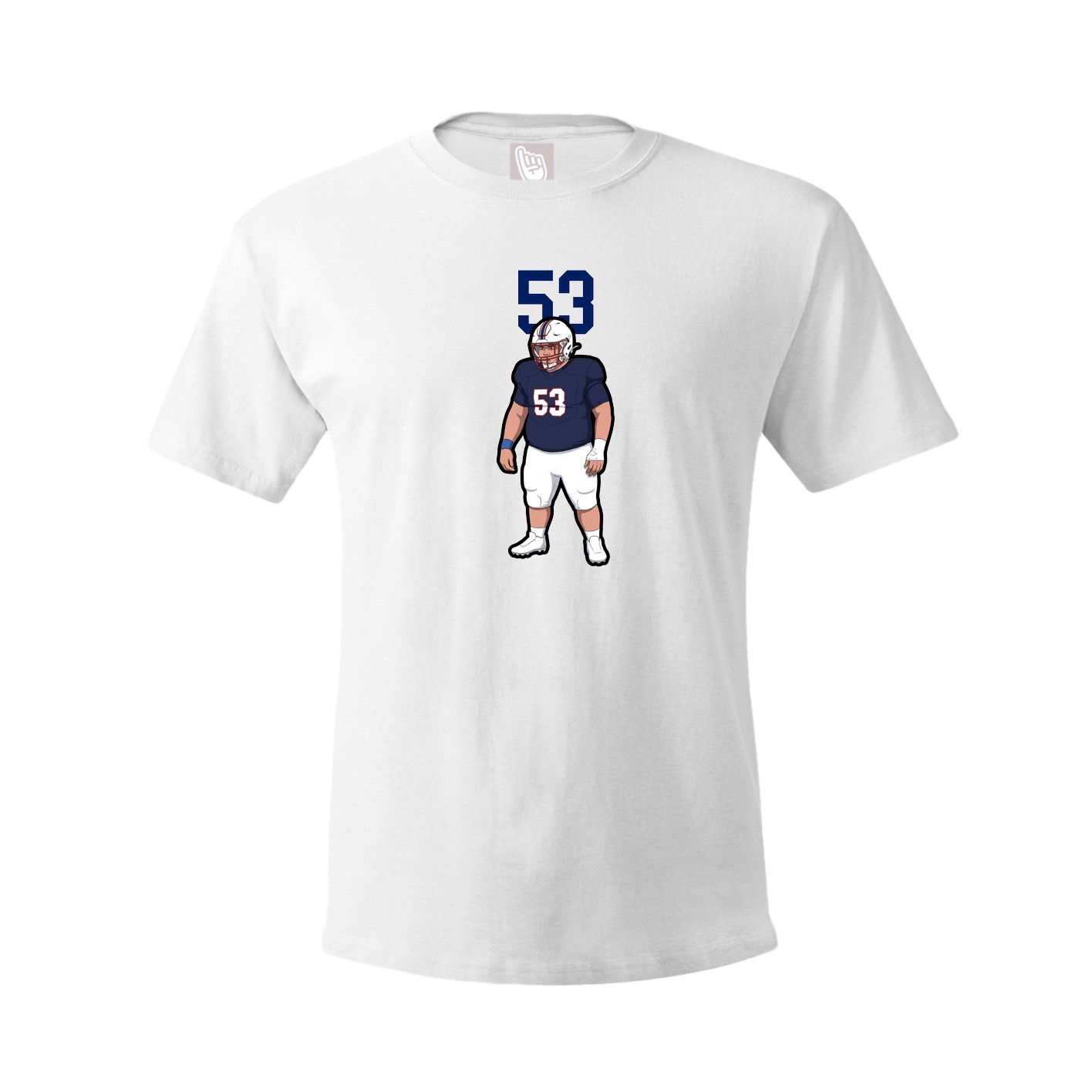 Tee — Number Top in White