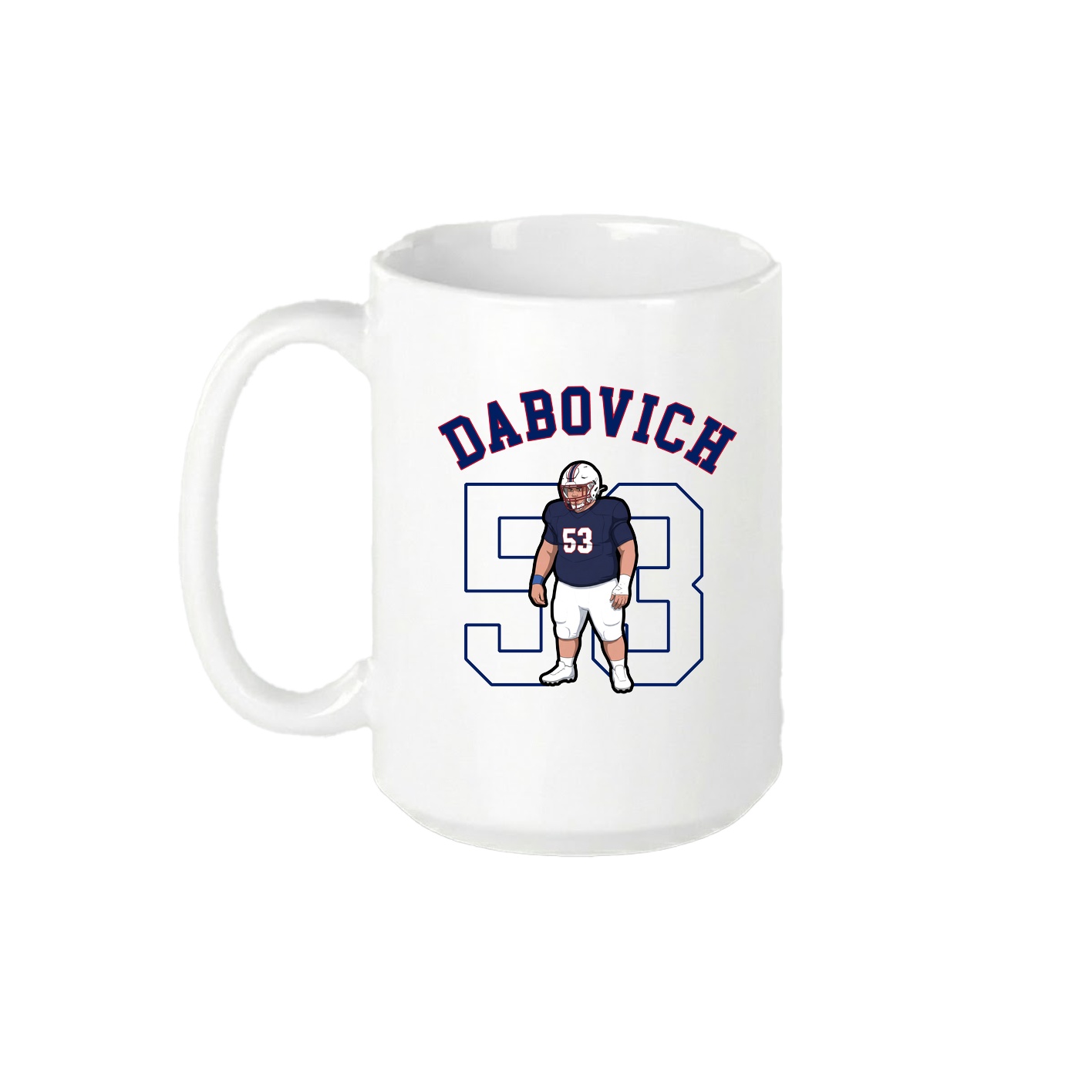 15oz Coffee Mug — Shirsey Arch in White