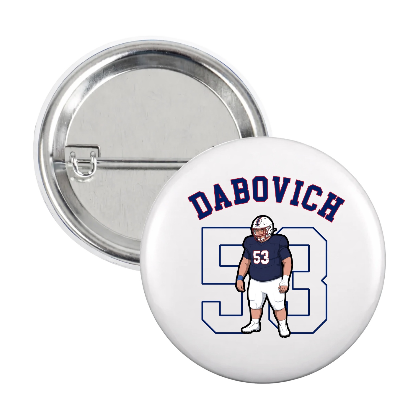 Game Day Button — Shirsey Arch in White
