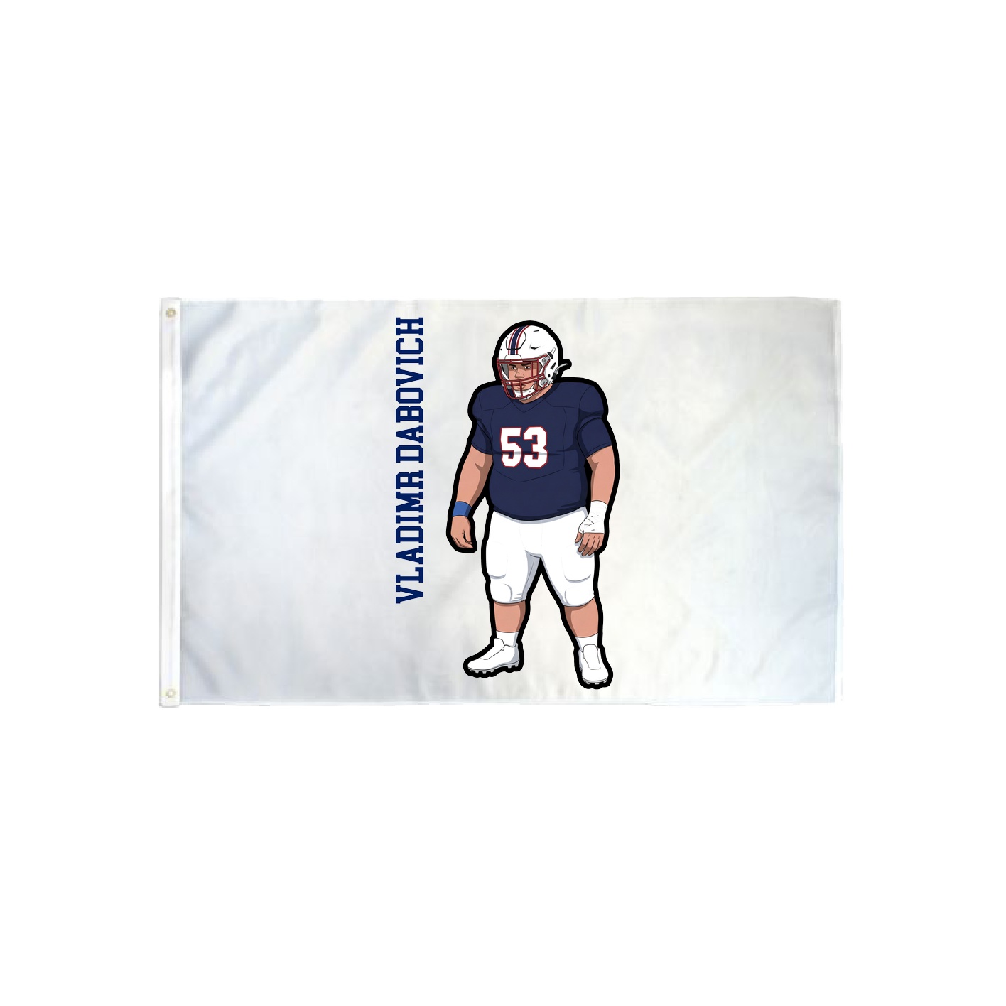 3x5 Flag — Name Vertical in Classic