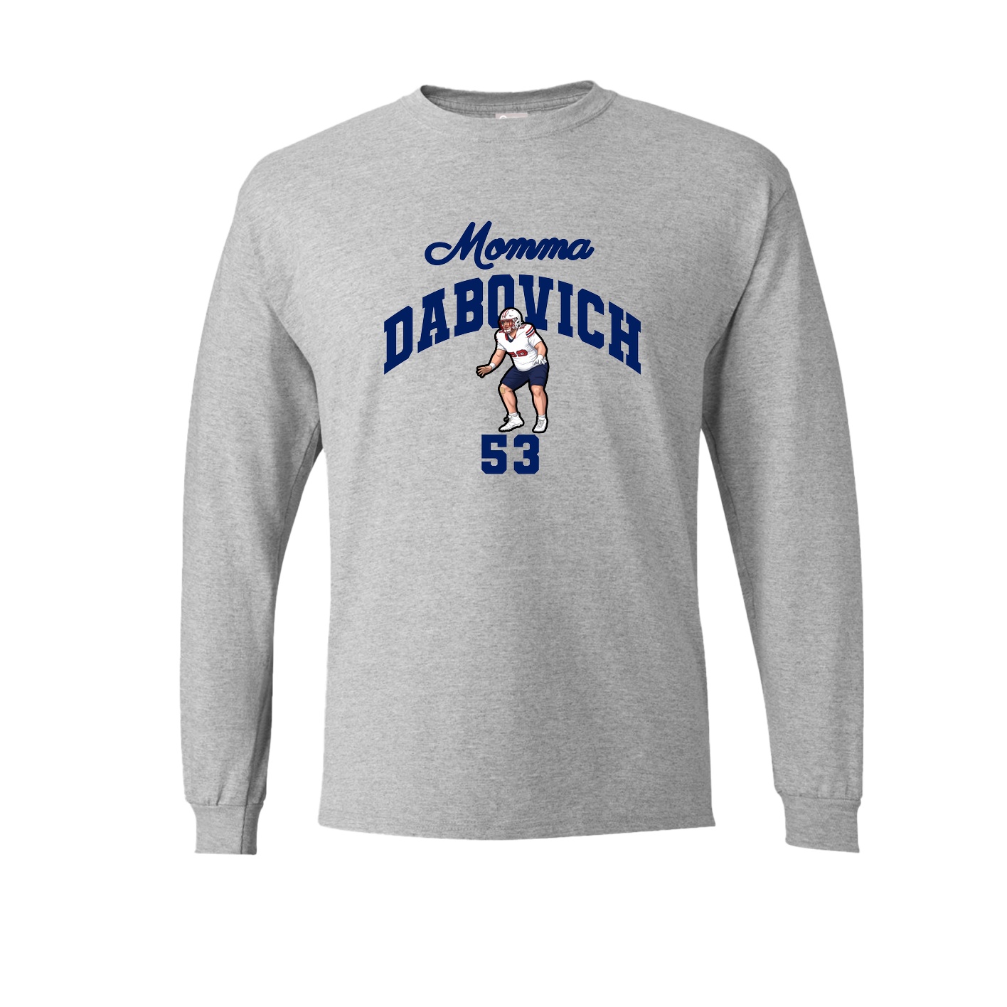 Long Sleeve Tee — Mothers Day Arch in Grey