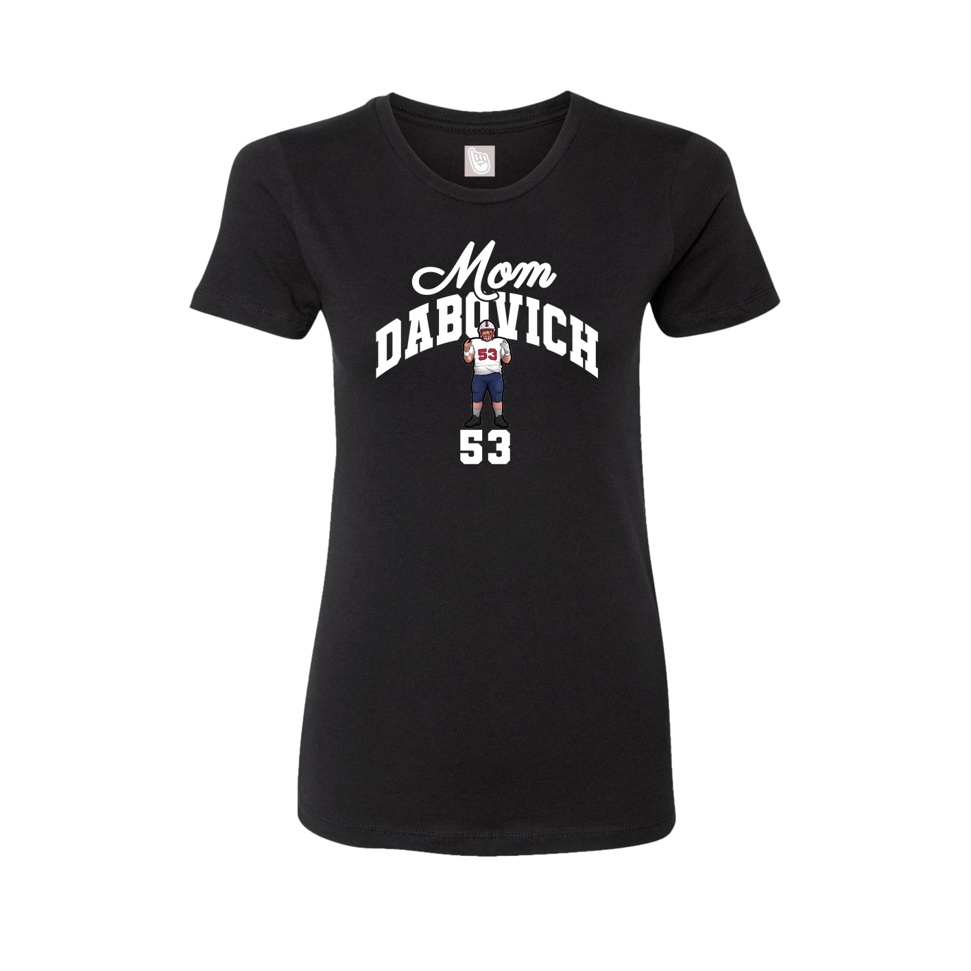 Womens Tee — Mothers Day Arch in Black