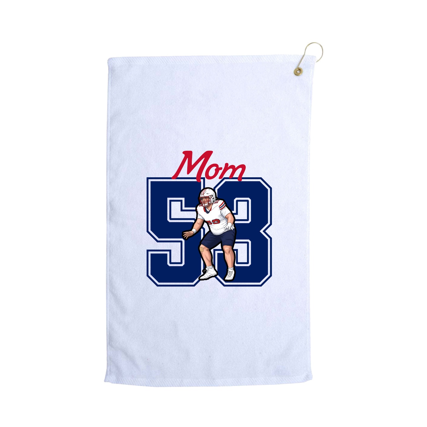 Golf Towel — Mothers Day Shirsey in White
