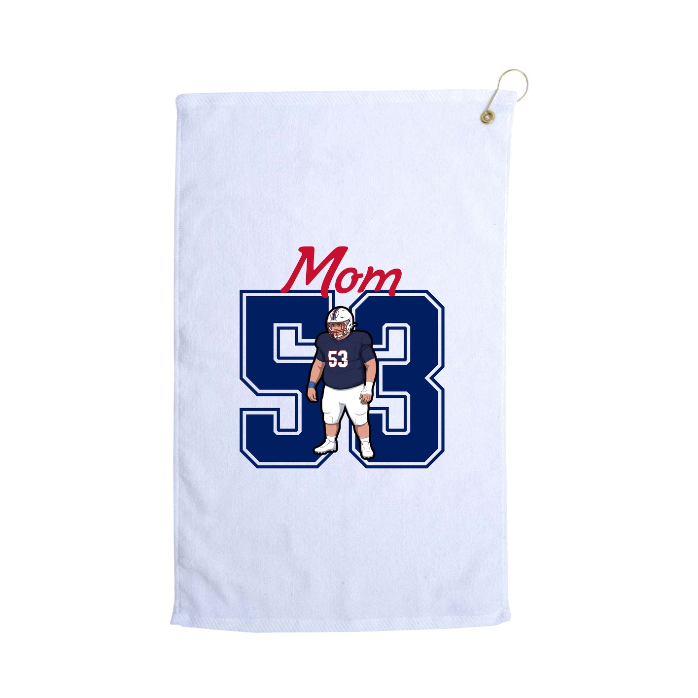 Golf Towel — Mothers Day Shirsey in White