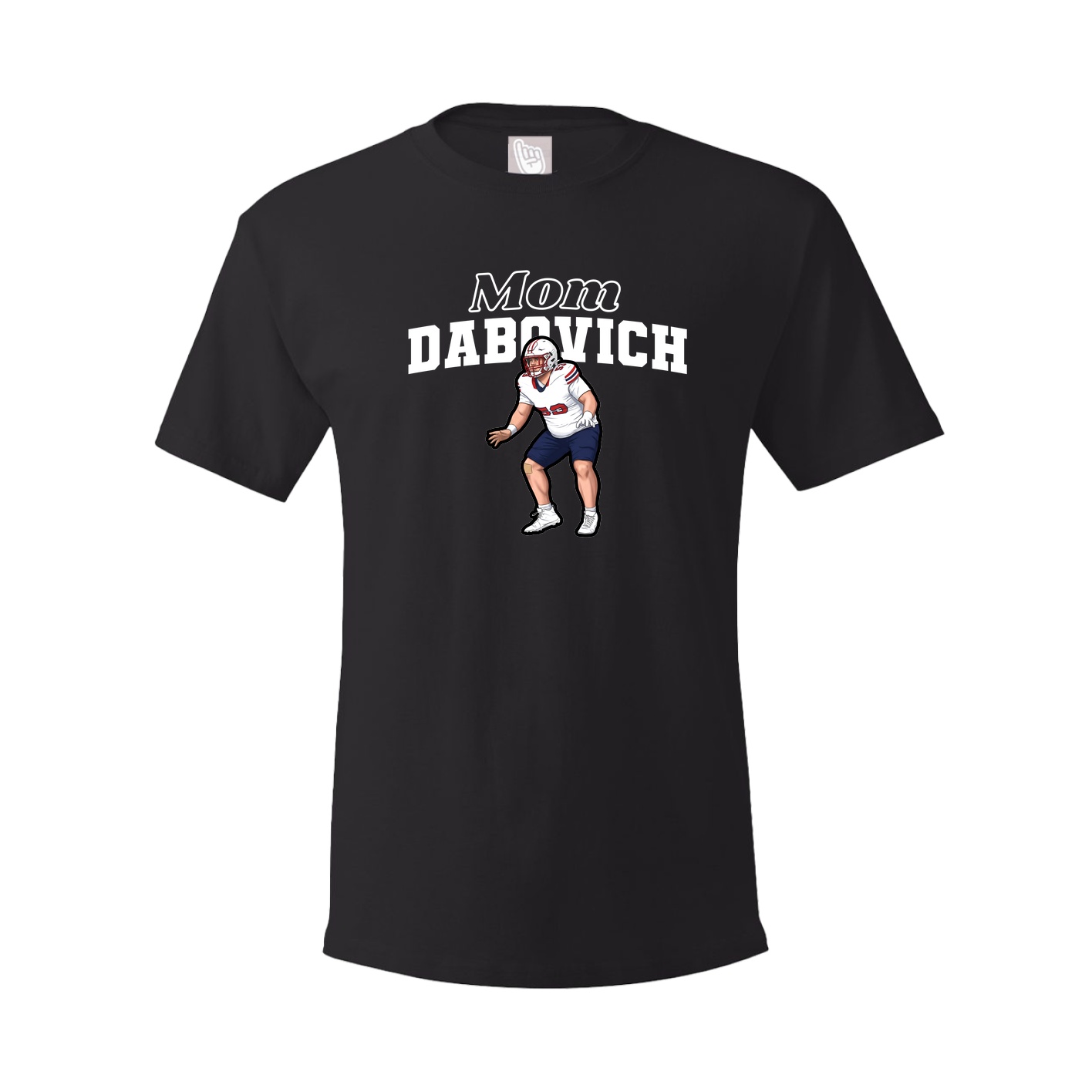 Youth Tee — Mothers Day Block in Black
