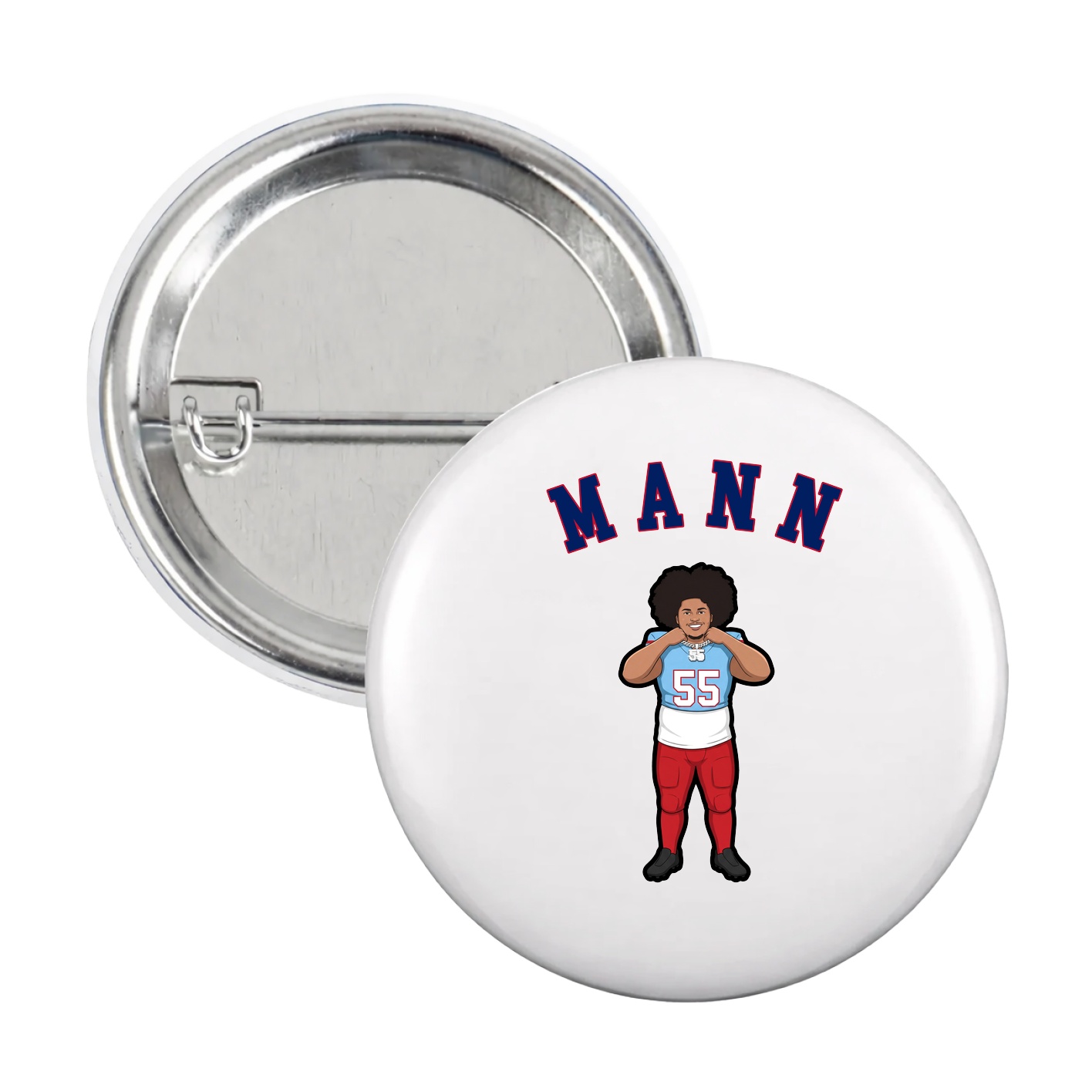 Game Day Button — Shirsey Arch in White