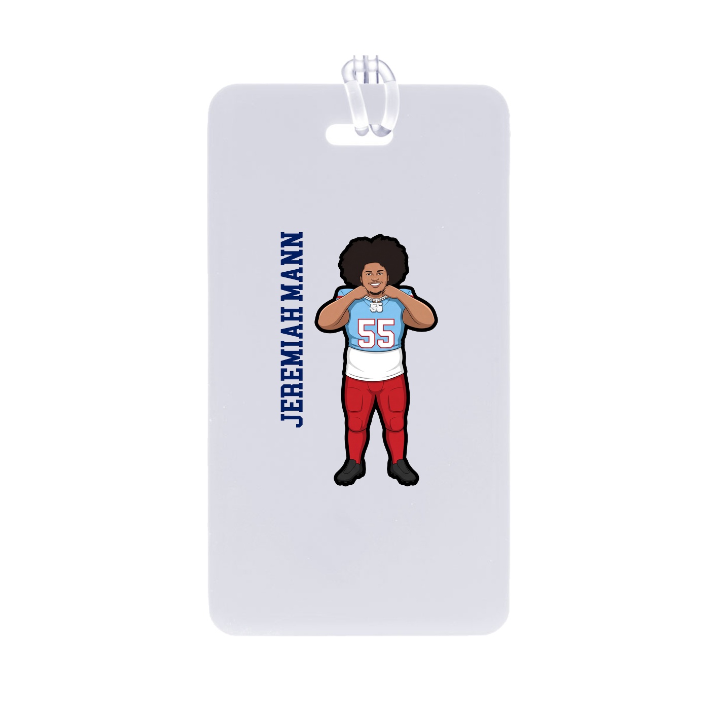 Bag Tag — Name Vertical in Classic