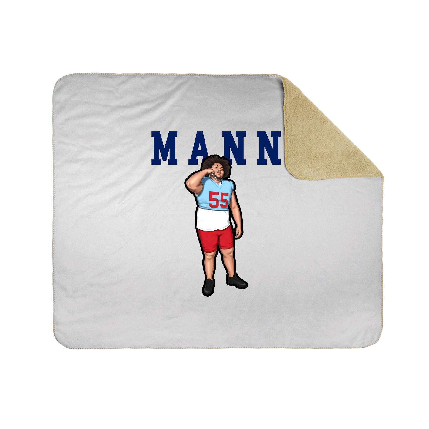 Throw Blanket — Shirsey in White