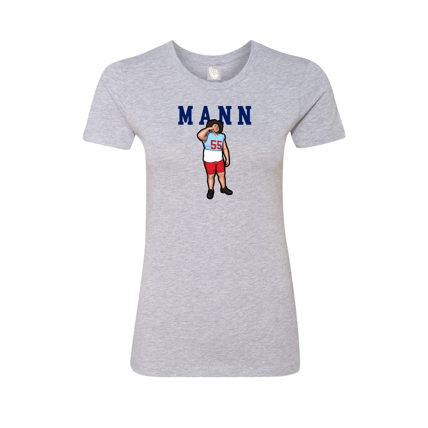 Fitted Women's Tee — Shirsey in Grey